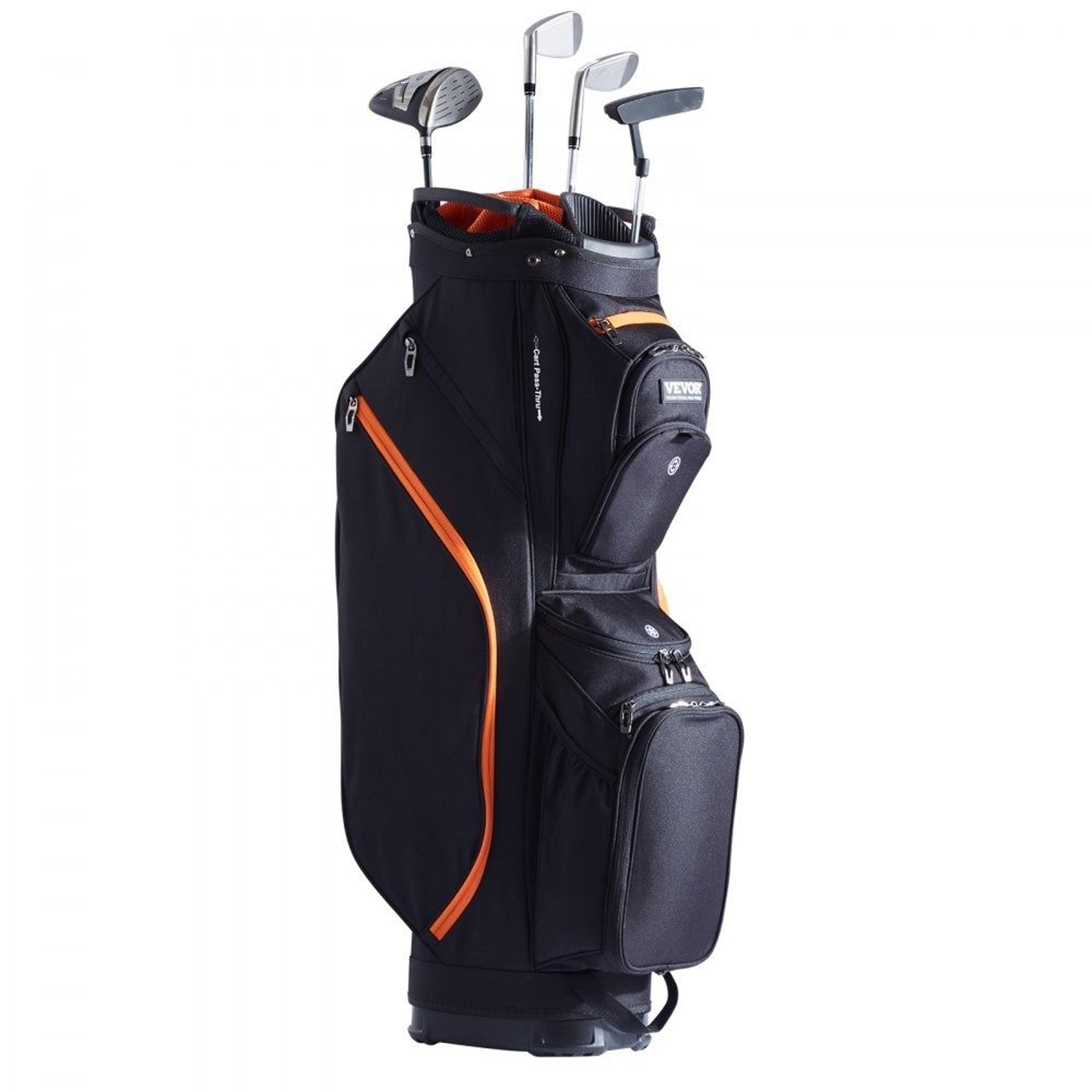 premium golf cart bag 14 way golf bag with 13 storage pockets and protective club divider