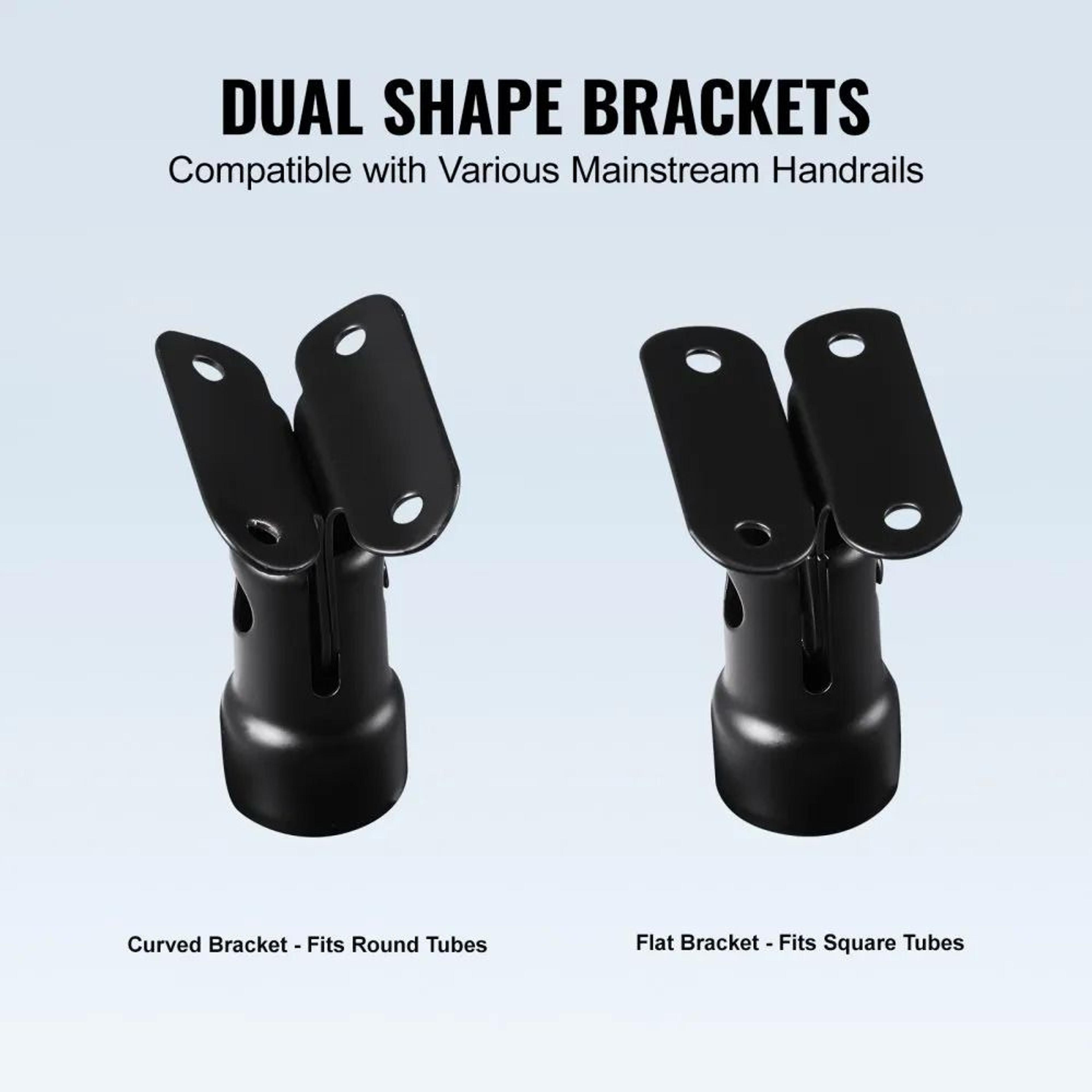 Heavy Duty Glass Railing Post Stainless Steel Glass Railing Bracket For Tempered Glass 2