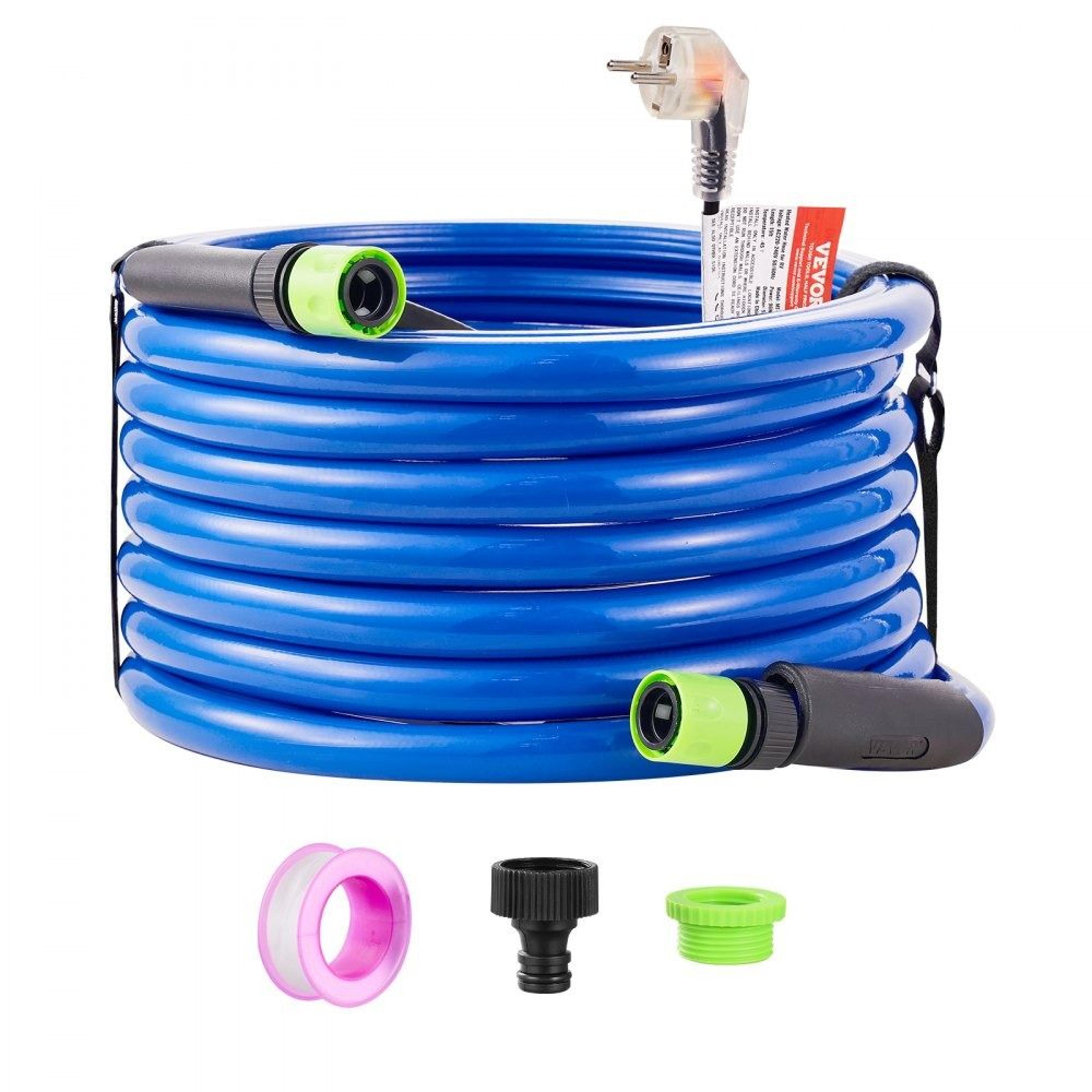 30ft heated rv water hose self regulating freeze protection drinking water hose