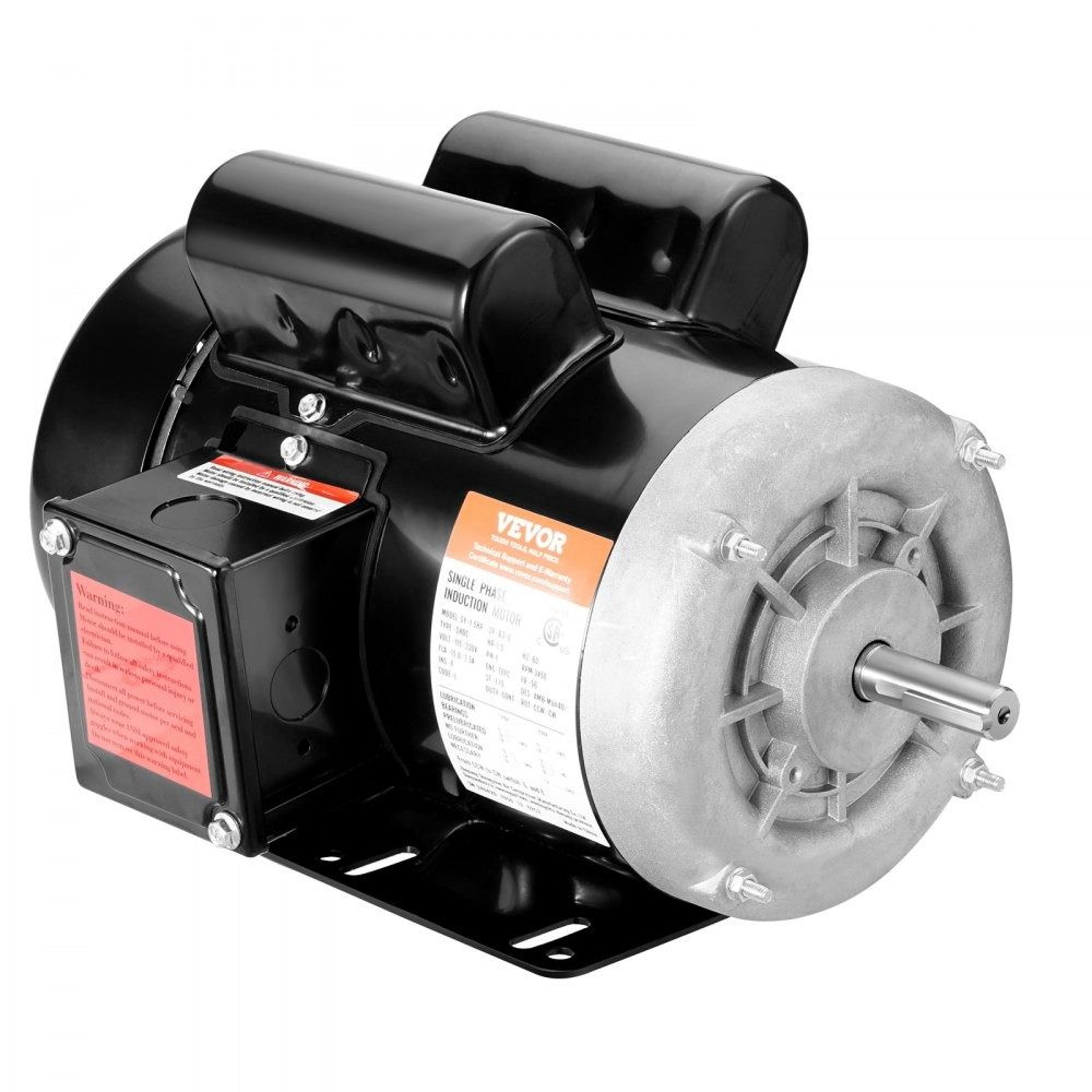 1.5hp electric motor 3450 rpm general purpose air compressor motor