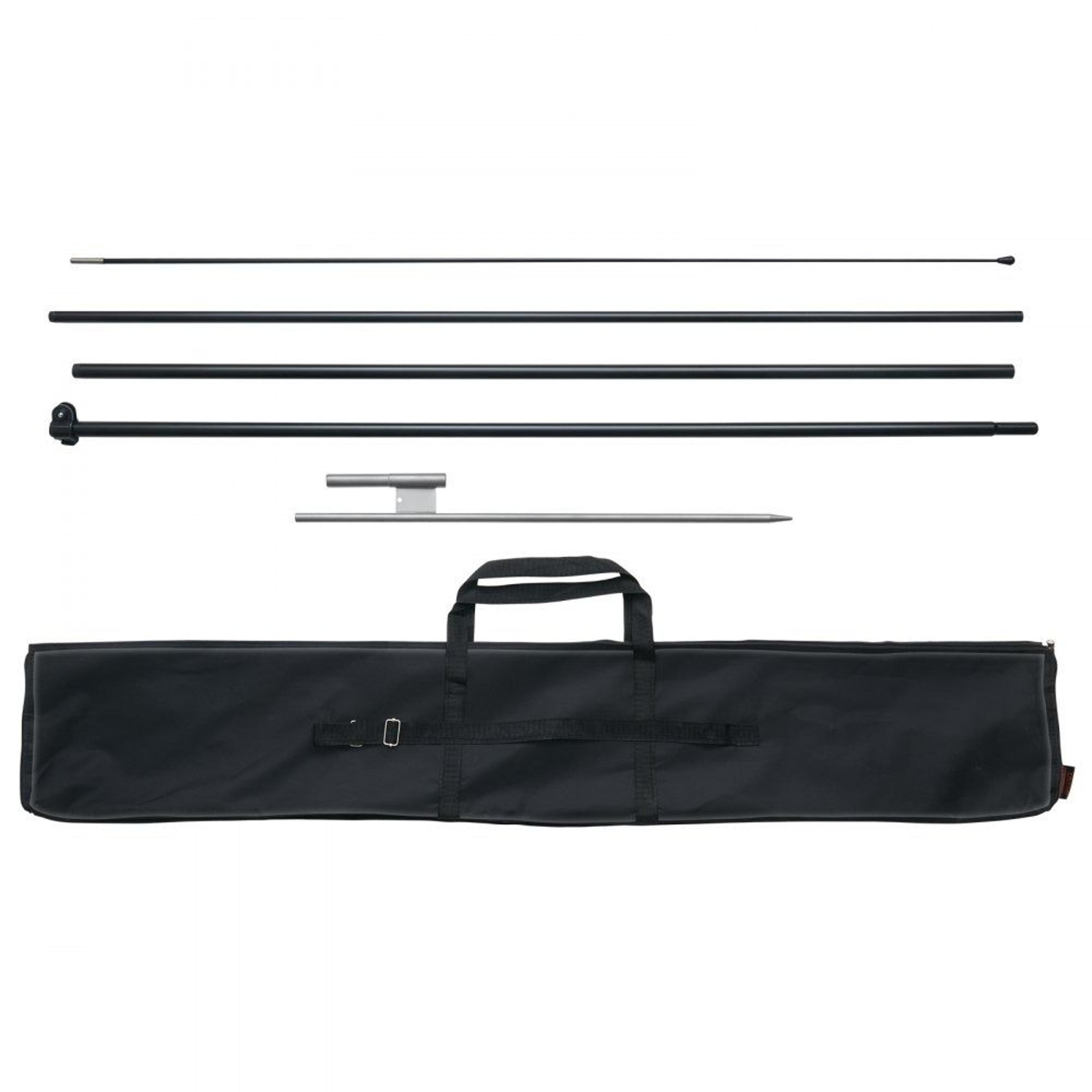 heavy duty feather flag pole kit for outdoor advertising and events
