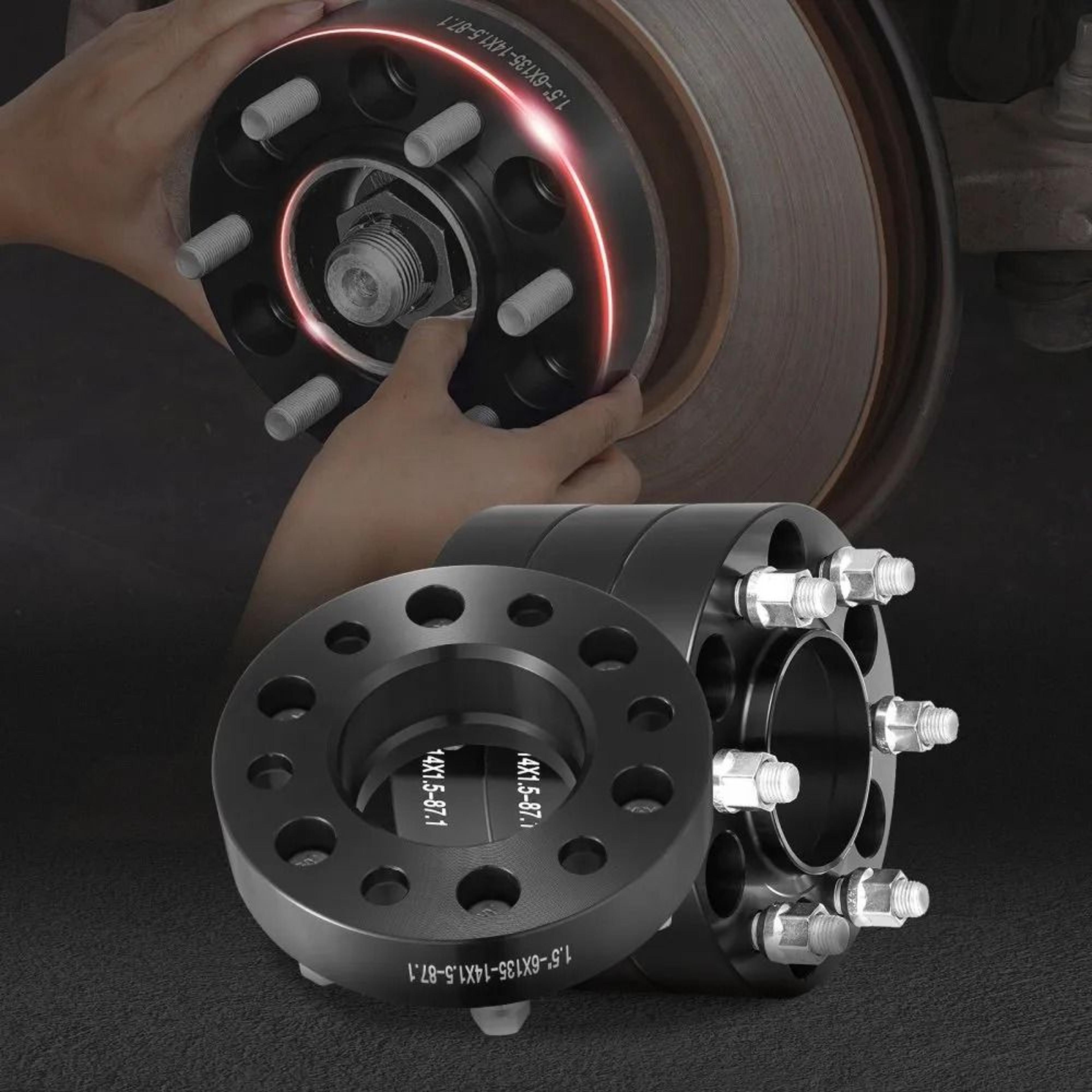 15 Inch Hubcentric Wheel Spacers 6 Lug Forged Wheel Adapters For Ford Trucks 6