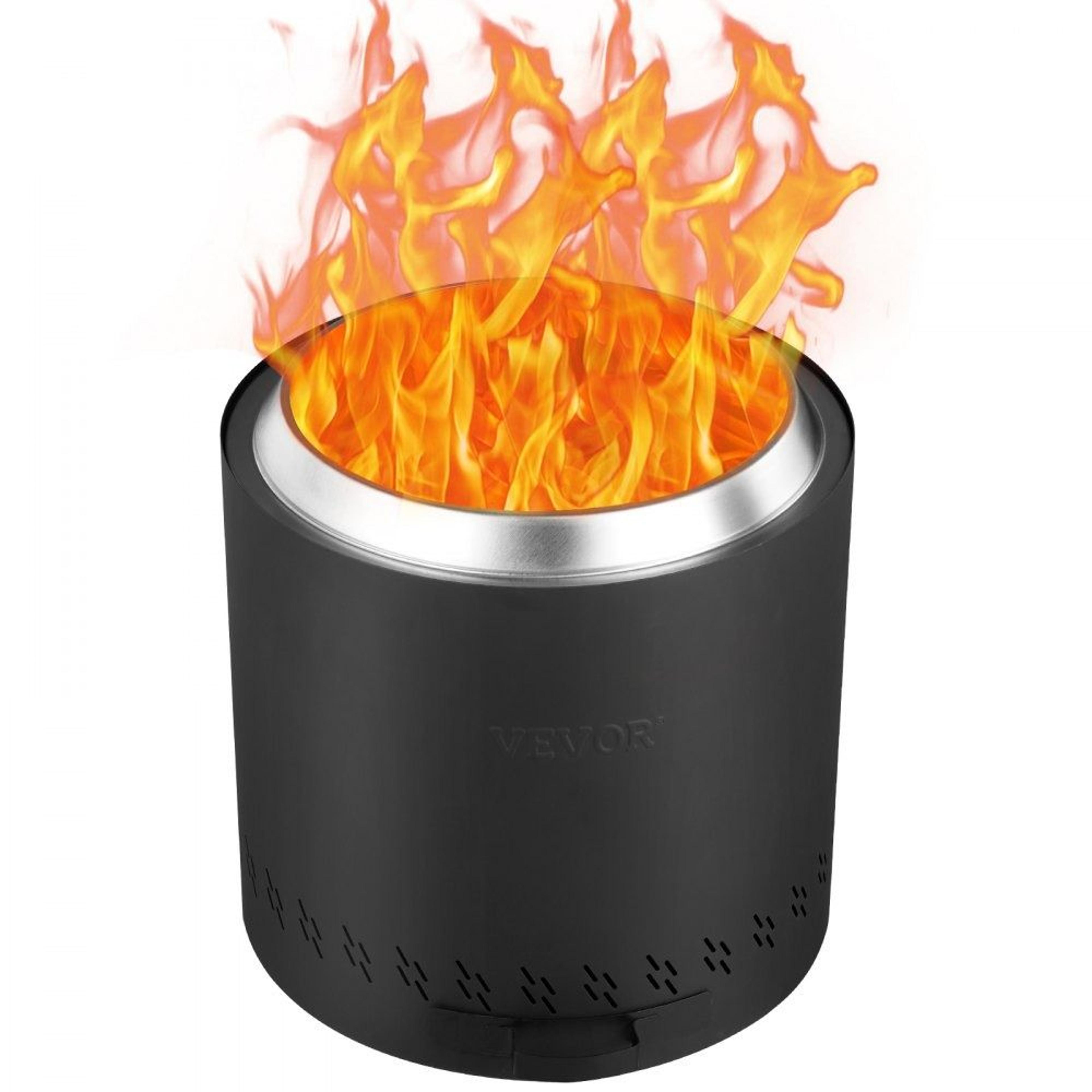 portable smokeless fire pit wood burning outdoor fire pit with ash tray