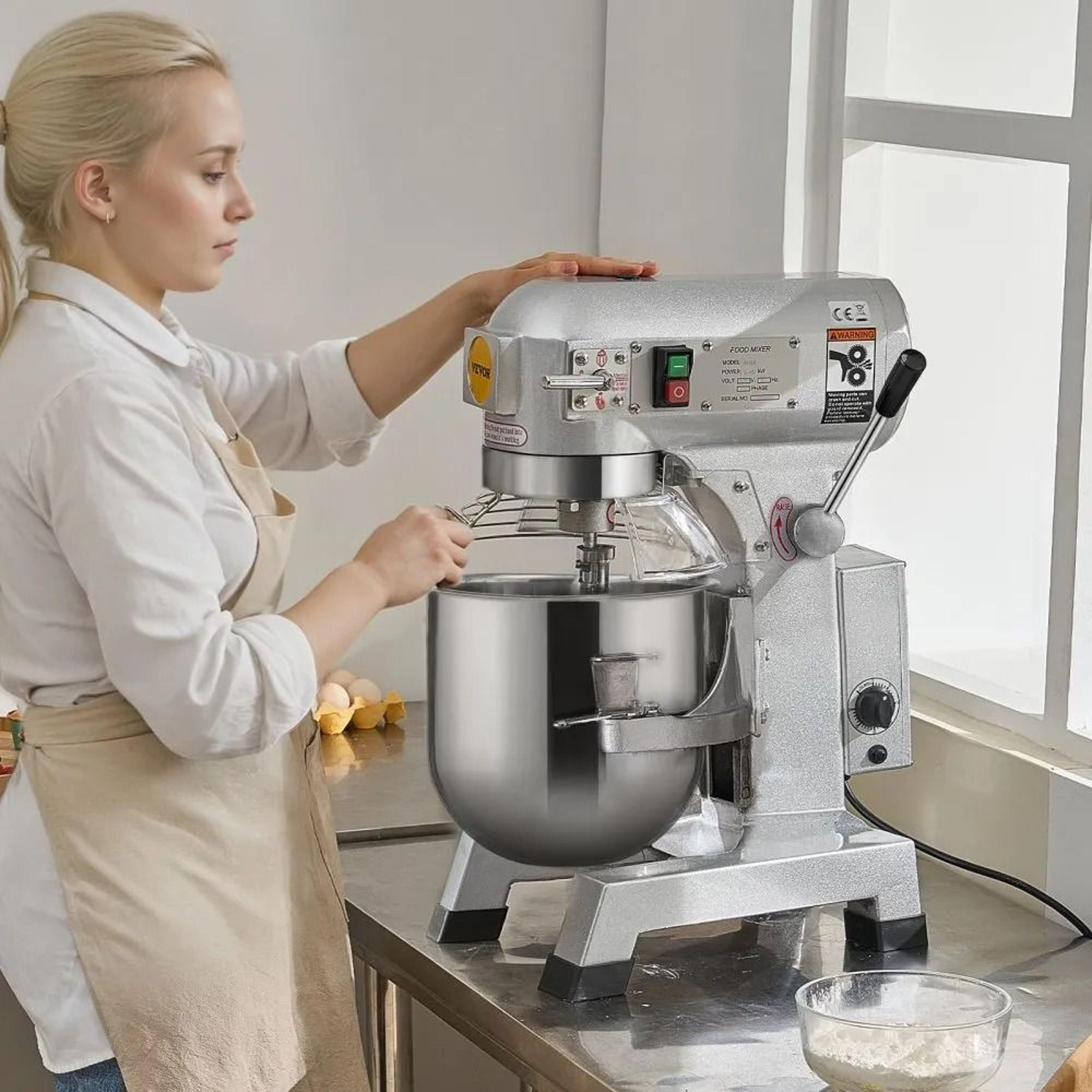 14L Commercial Stand Mixer 550W Dough Mixer With 3 Speed Control 6
