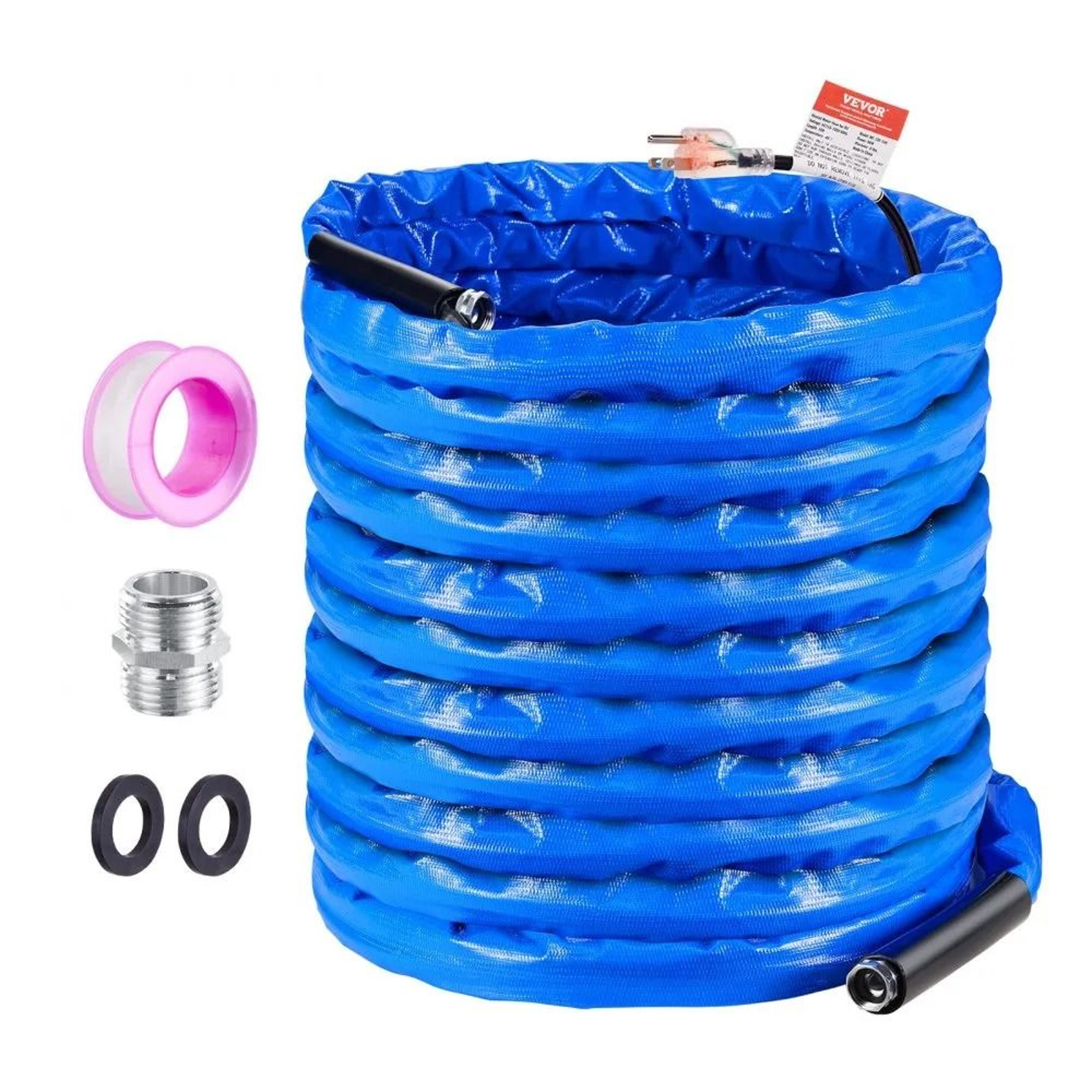 100ft heated rv water hose freeze protection drinking water hose for winter camping