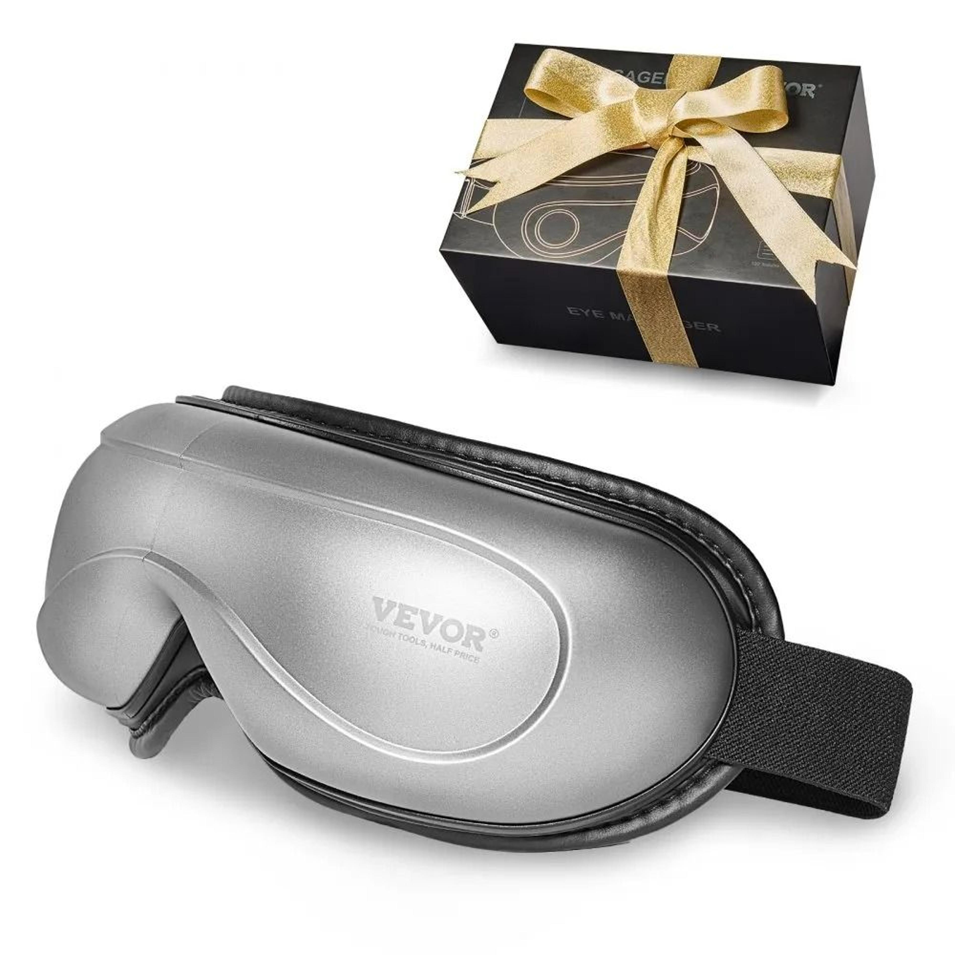 heated eye massager with heat 5 modes bluetooth music and foldable eye massage mask