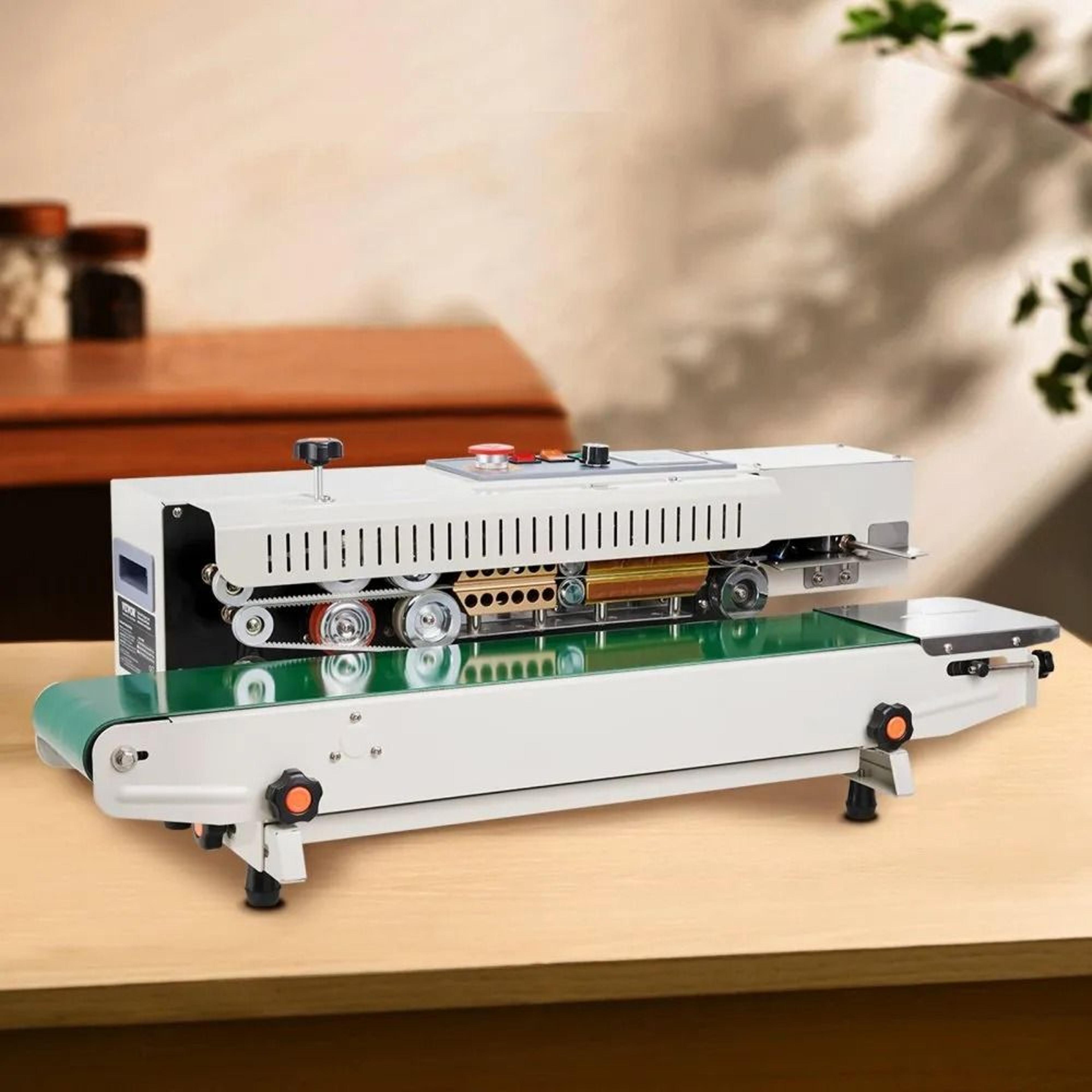 Continuous Band Sealer Machine With Digital Temperature Control And Inflation 5