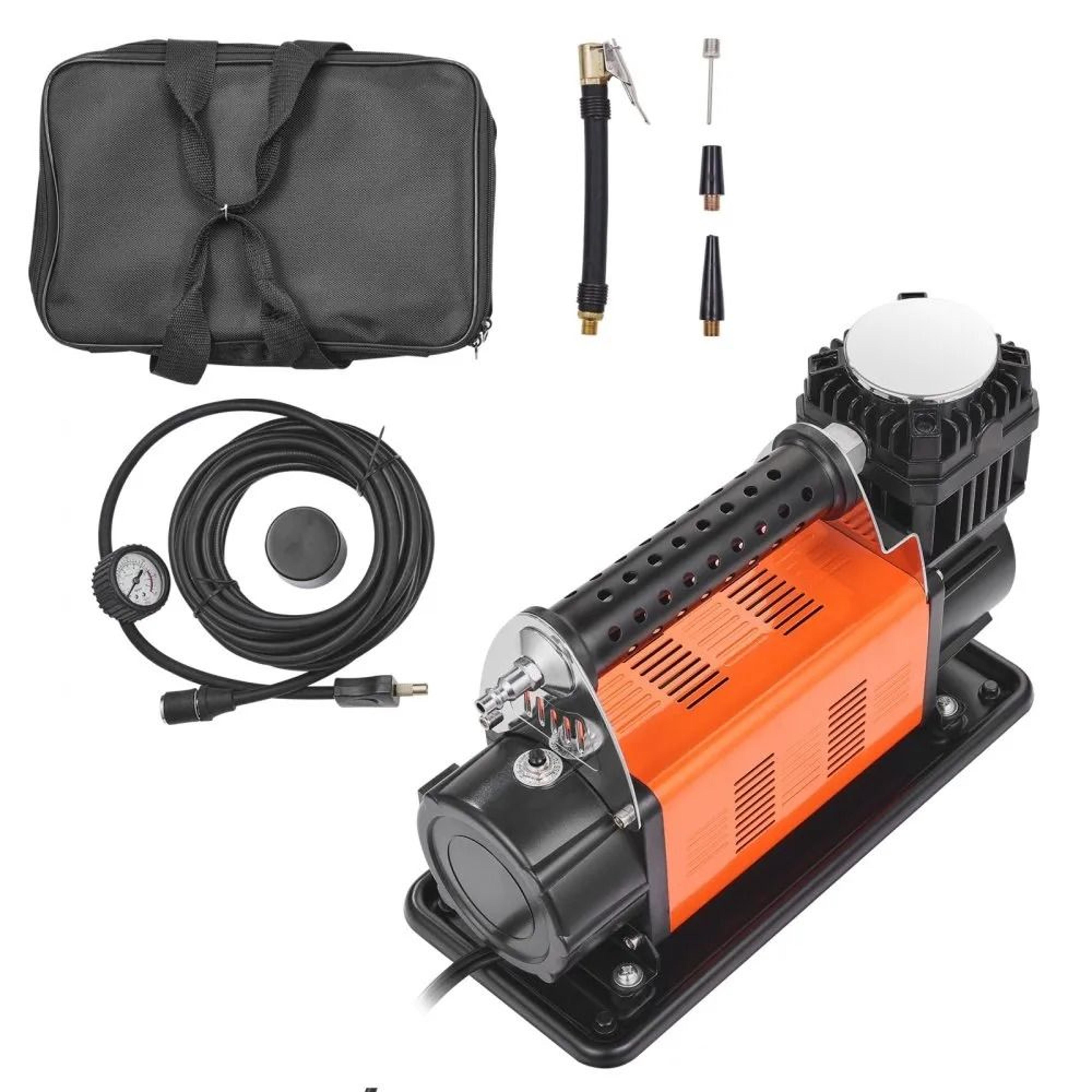 12v portable tire inflator 150 psi heavy duty air compressor for car suv rv and truck
