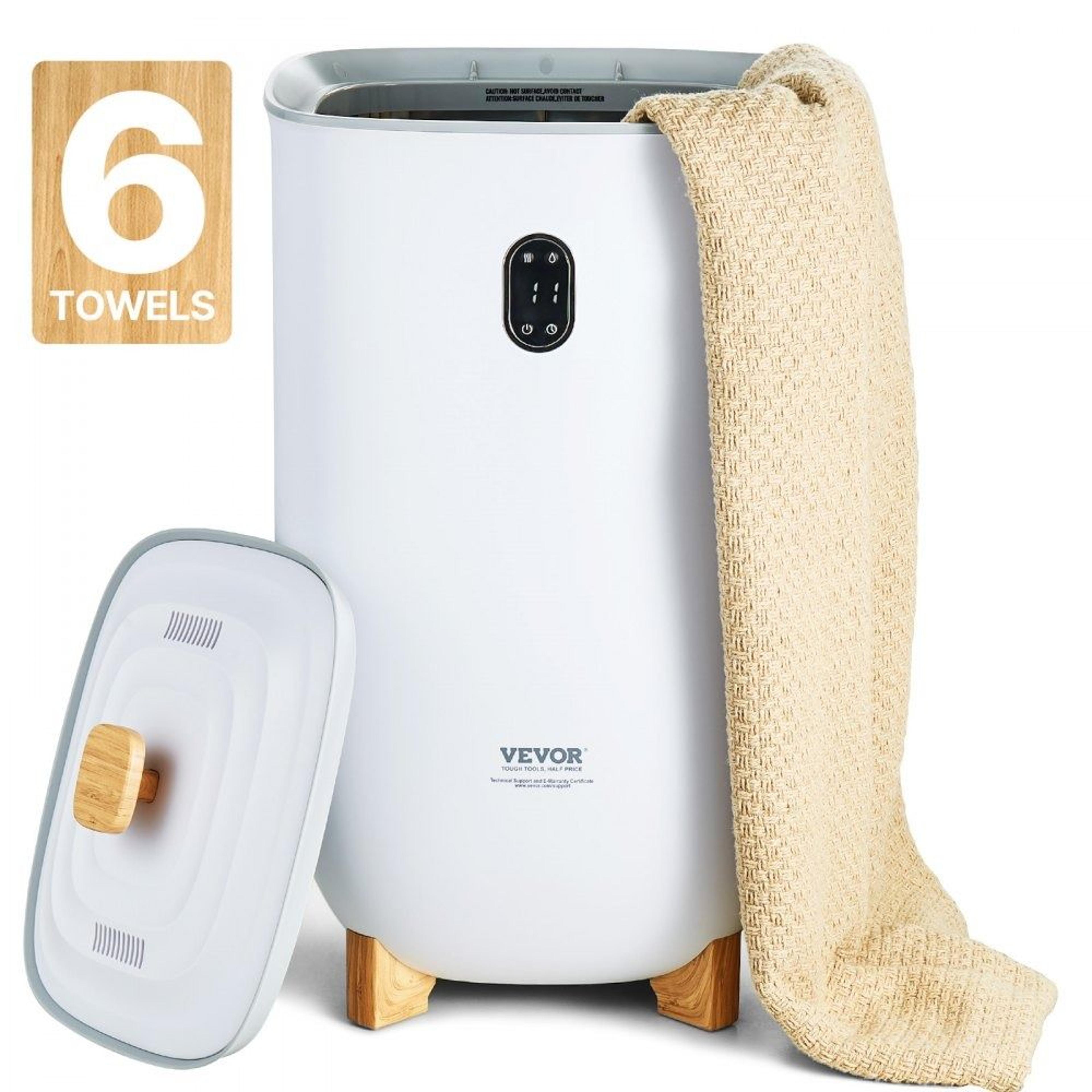 35l towel warmer bucket with dryer and adjustable heat timer
