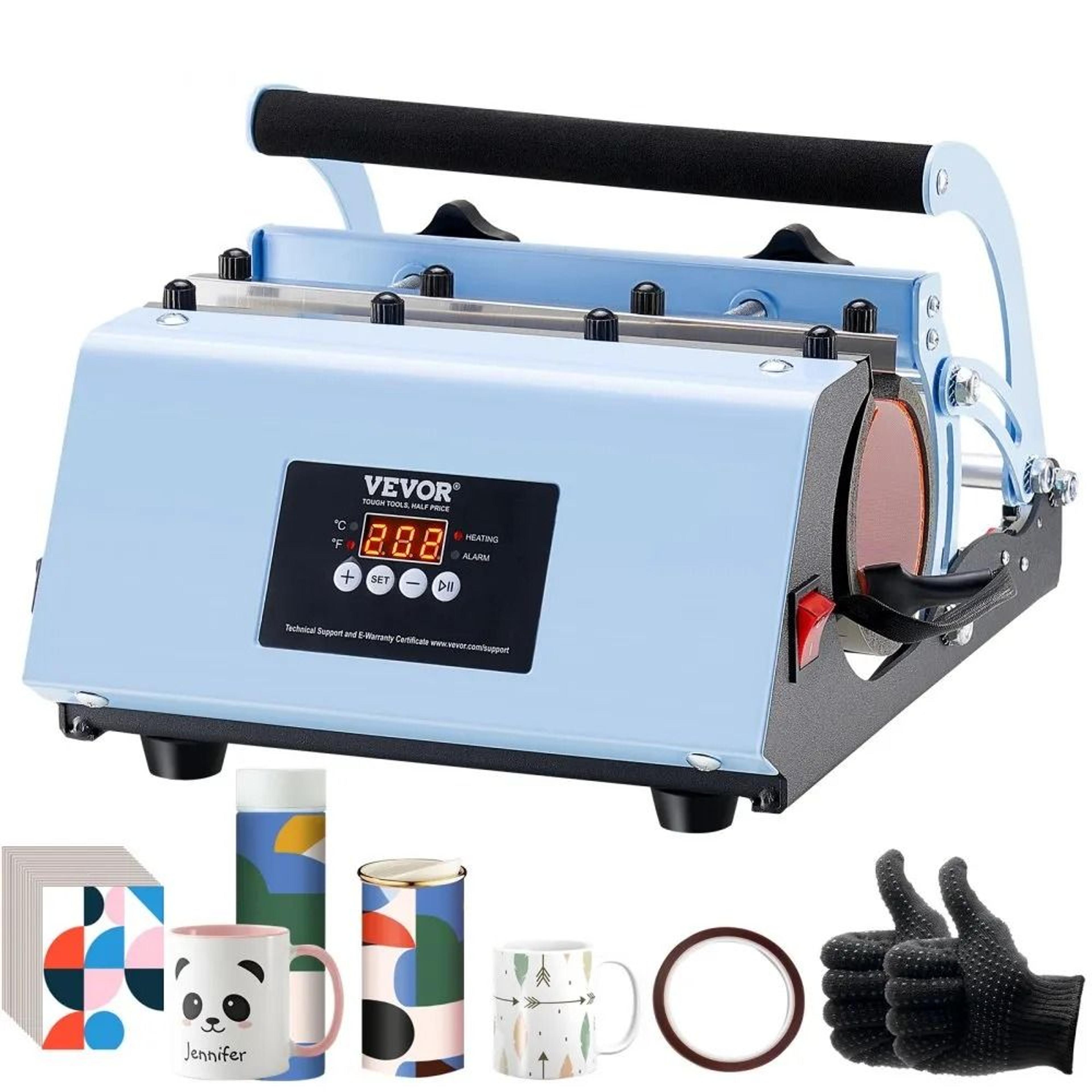 11-30 oz tumbler heat press machine for sublimation cups and mugs