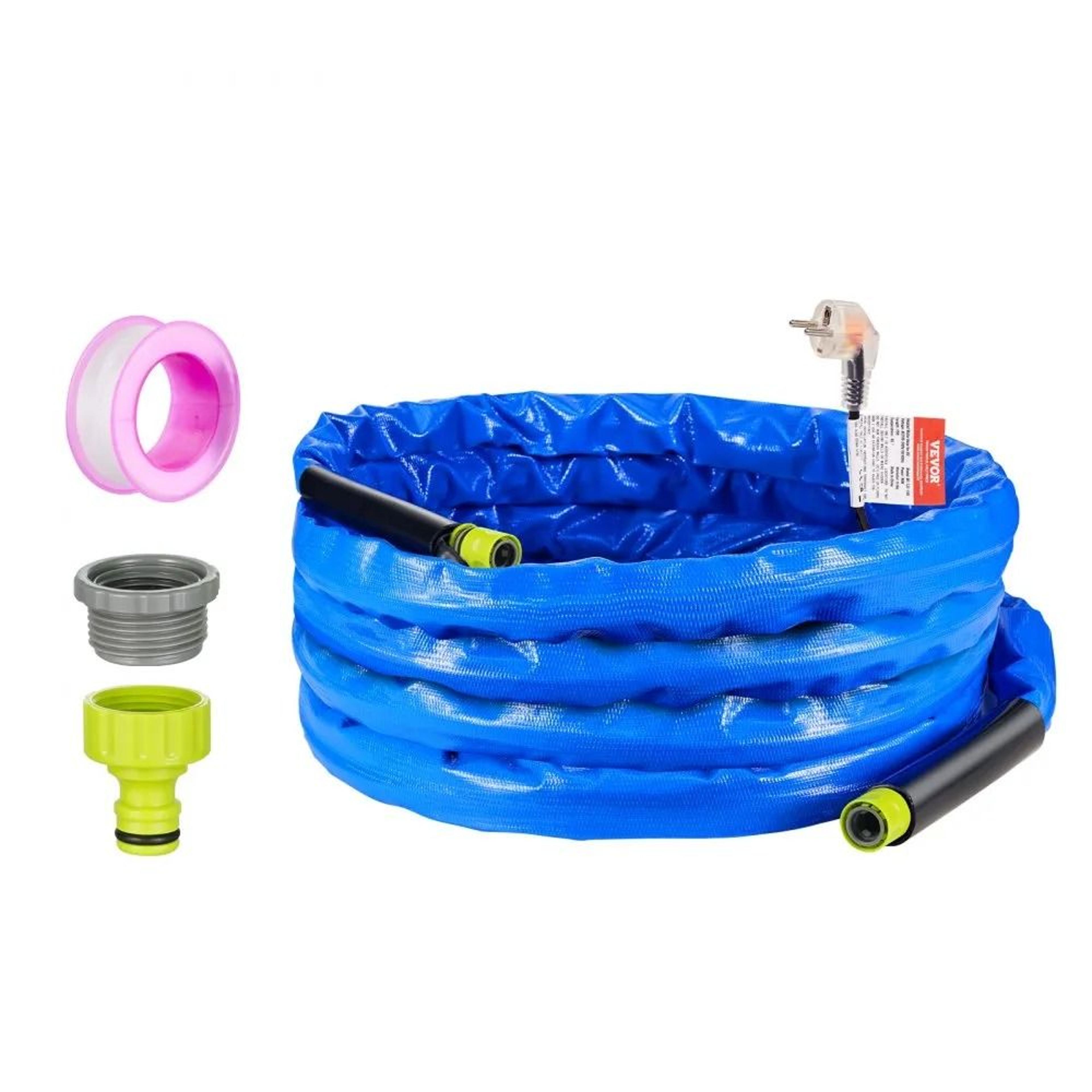 25ft heated rv water hose freeze resistant drinking water hose with self regulating heat