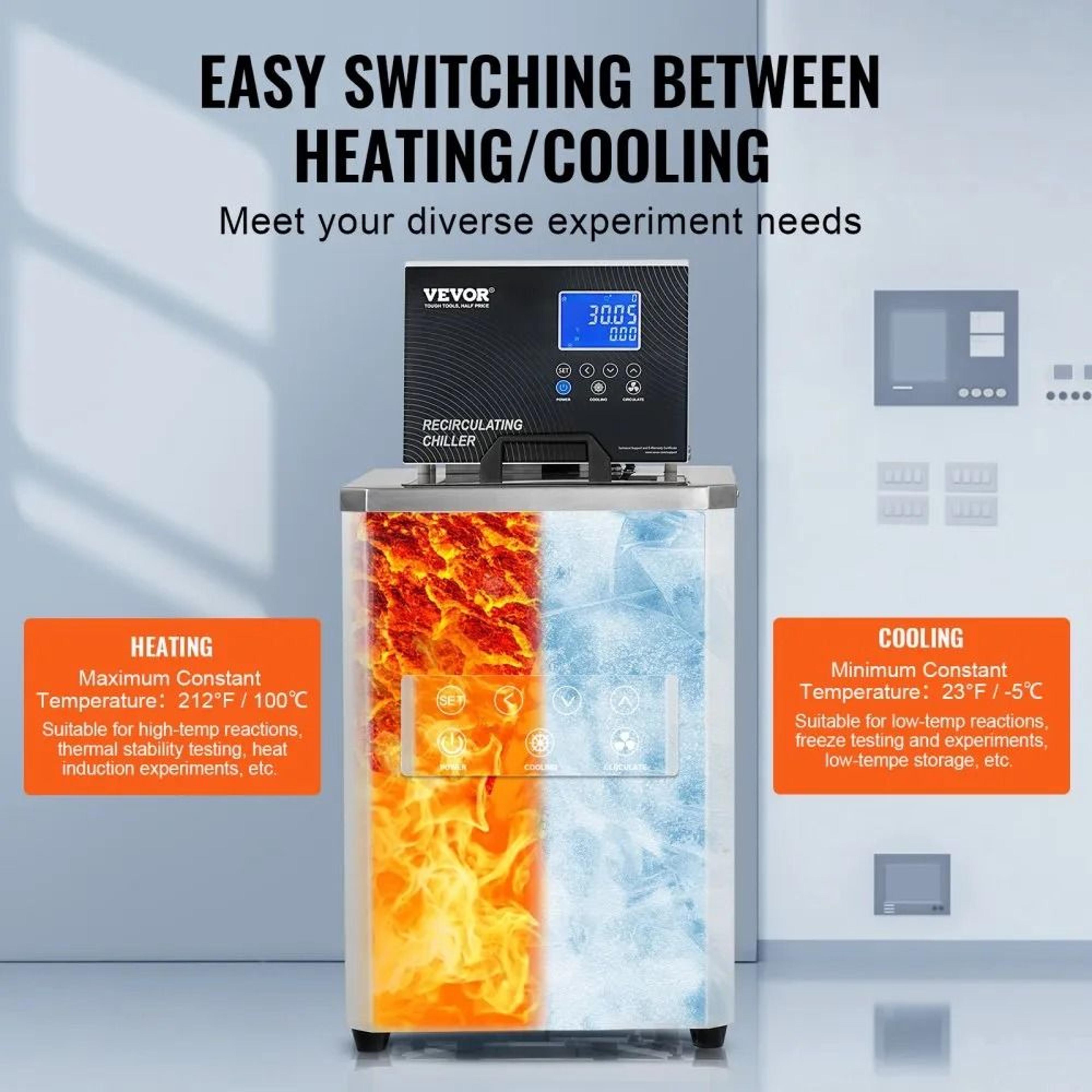 6L Laboratory Chiller Circulator With Dual Recirculation And Precision Temperature Control 1