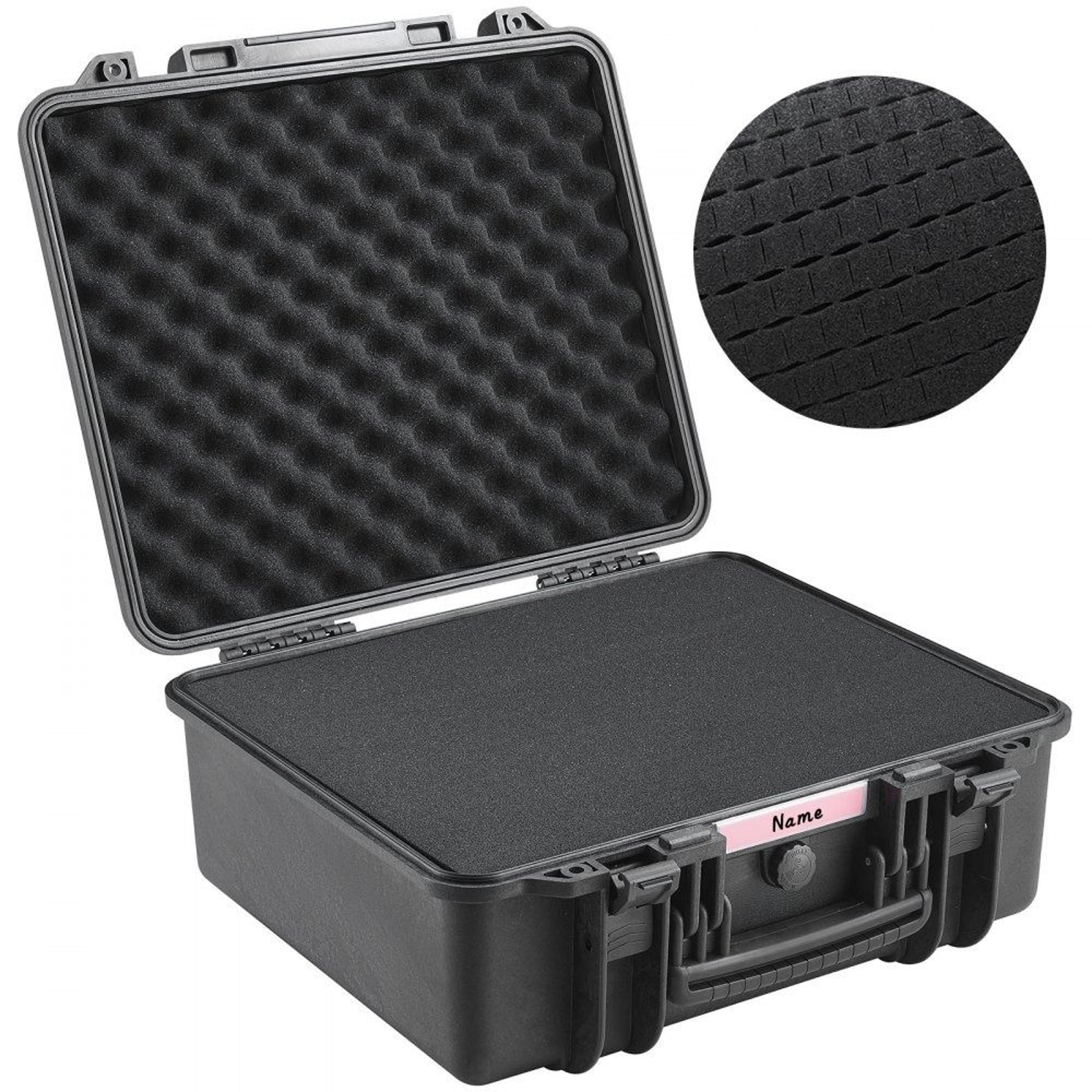 hard pistol case for 6 pistols with waterproof shell lockable design and pre cut foam