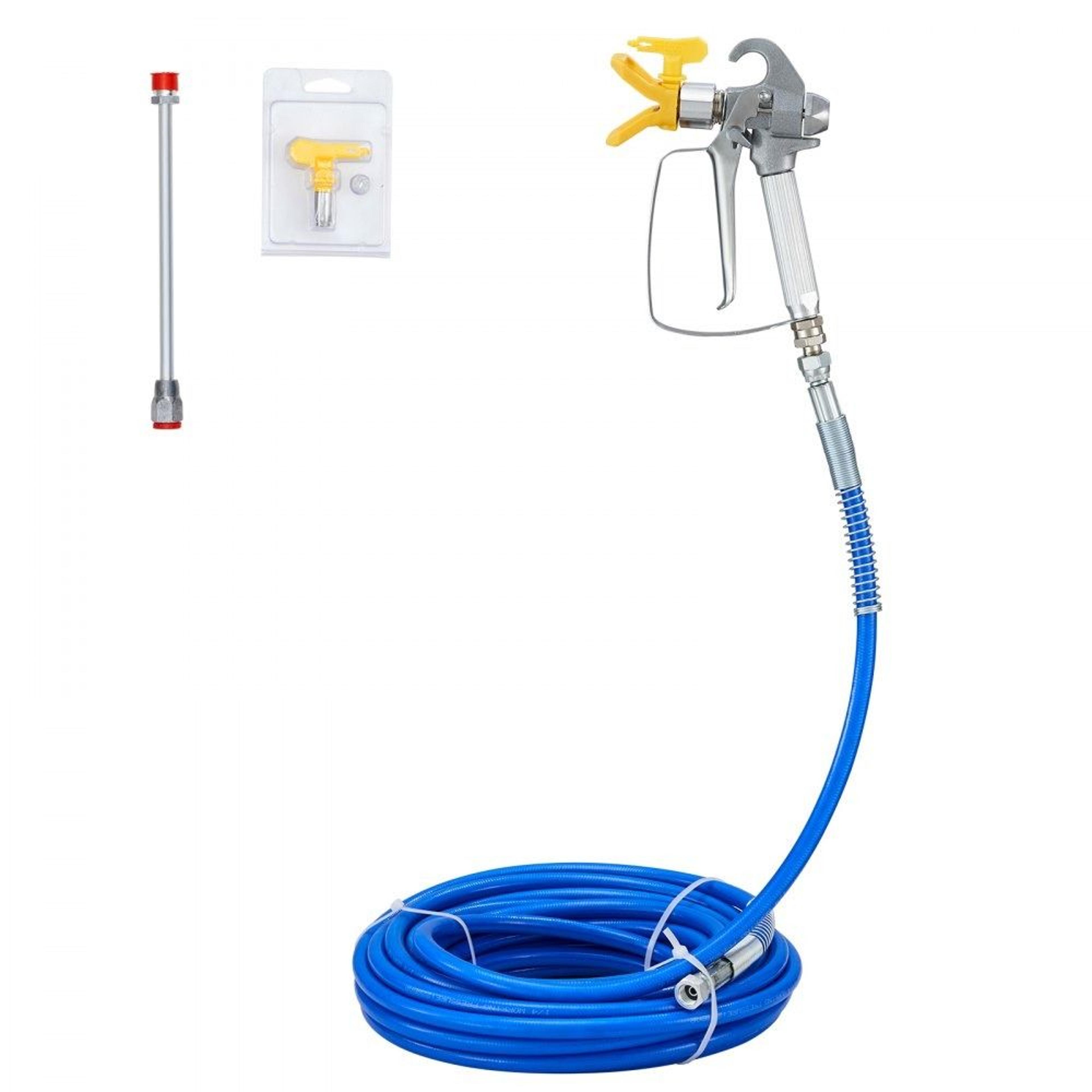 airless paint spray hose kit 50ft high pressure hose with 517 tip and extension rod