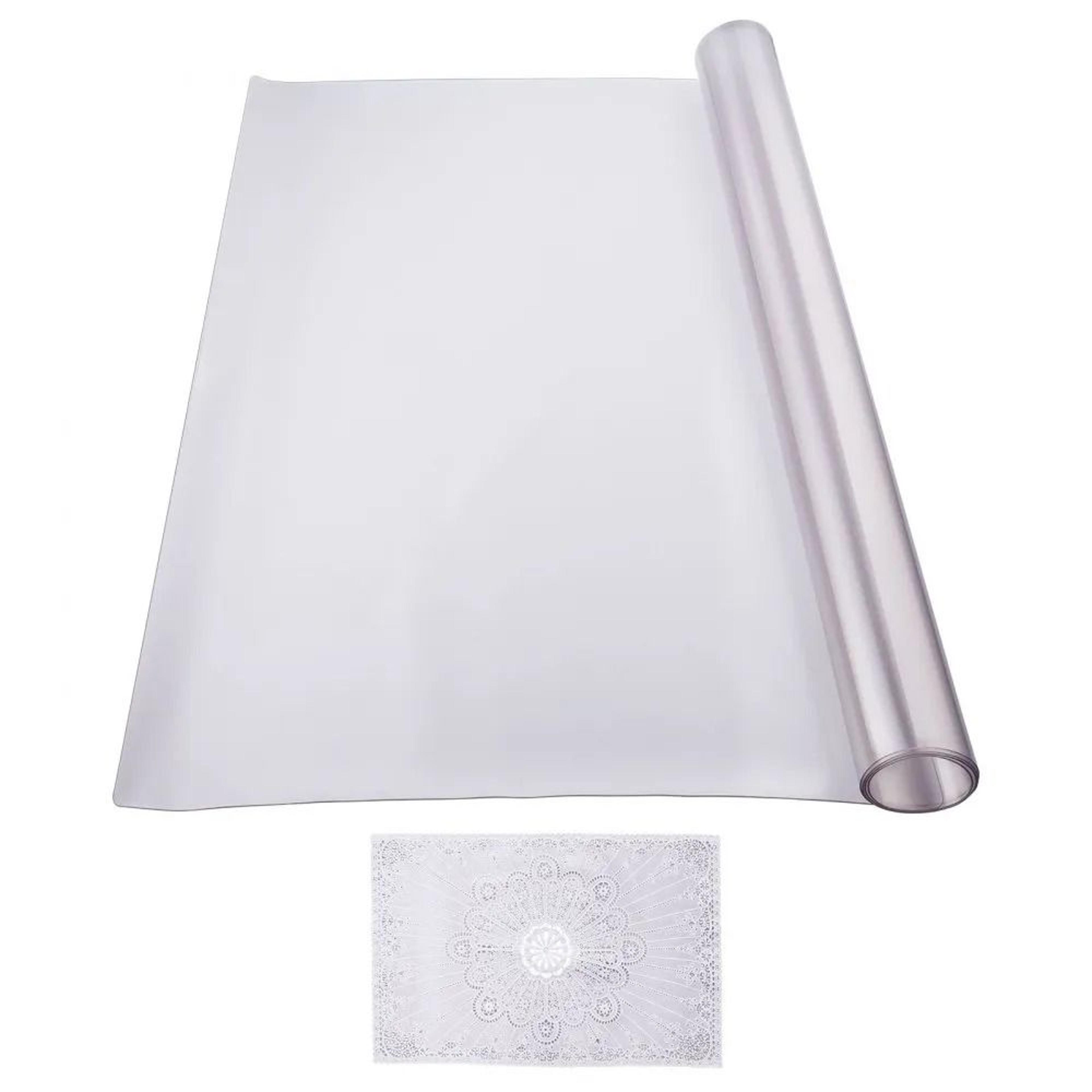 24 x 48 inch frosted pvc table protector waterproof desk mat for dining tables