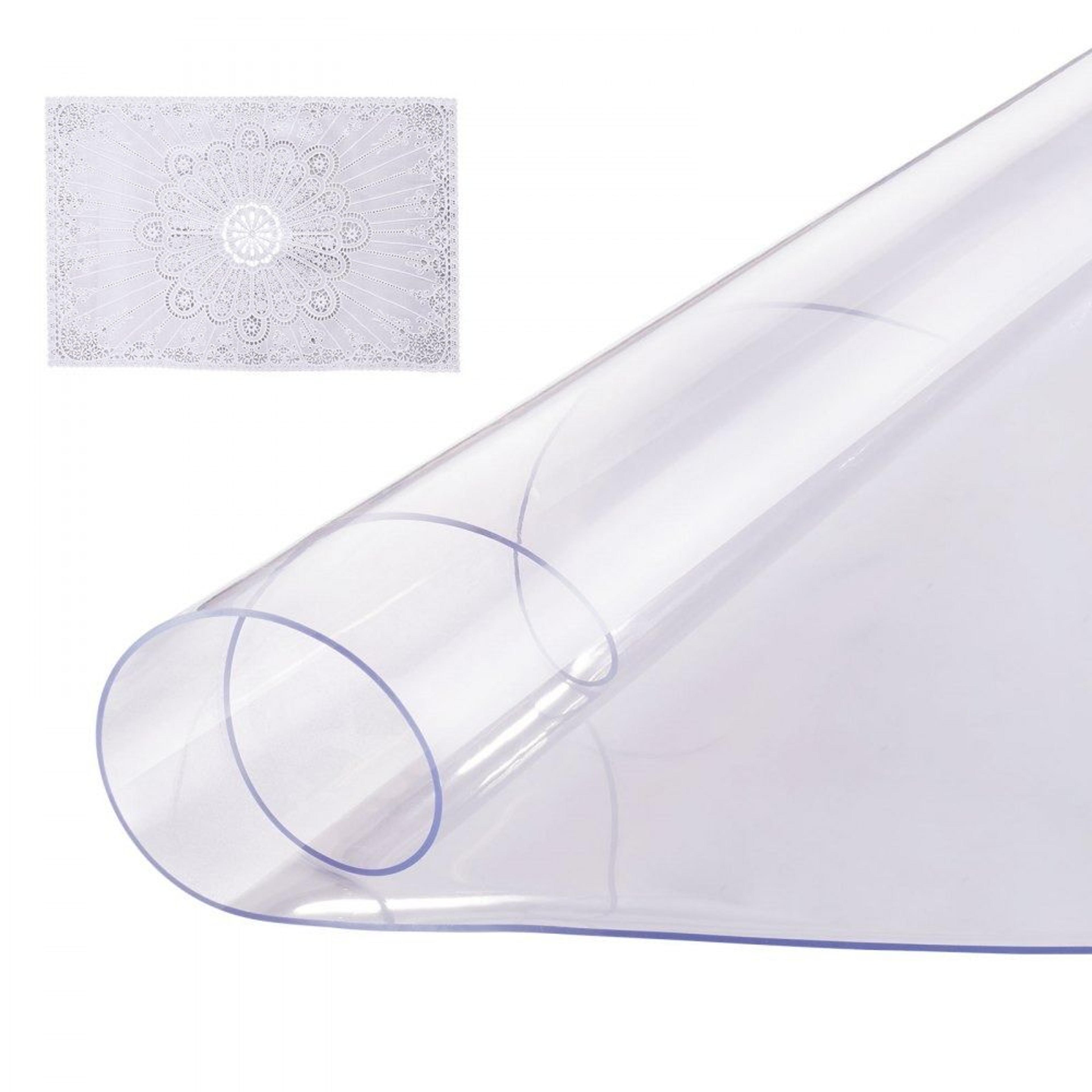 48 inch round clear table protector 2mm waterproof pvc desk mat