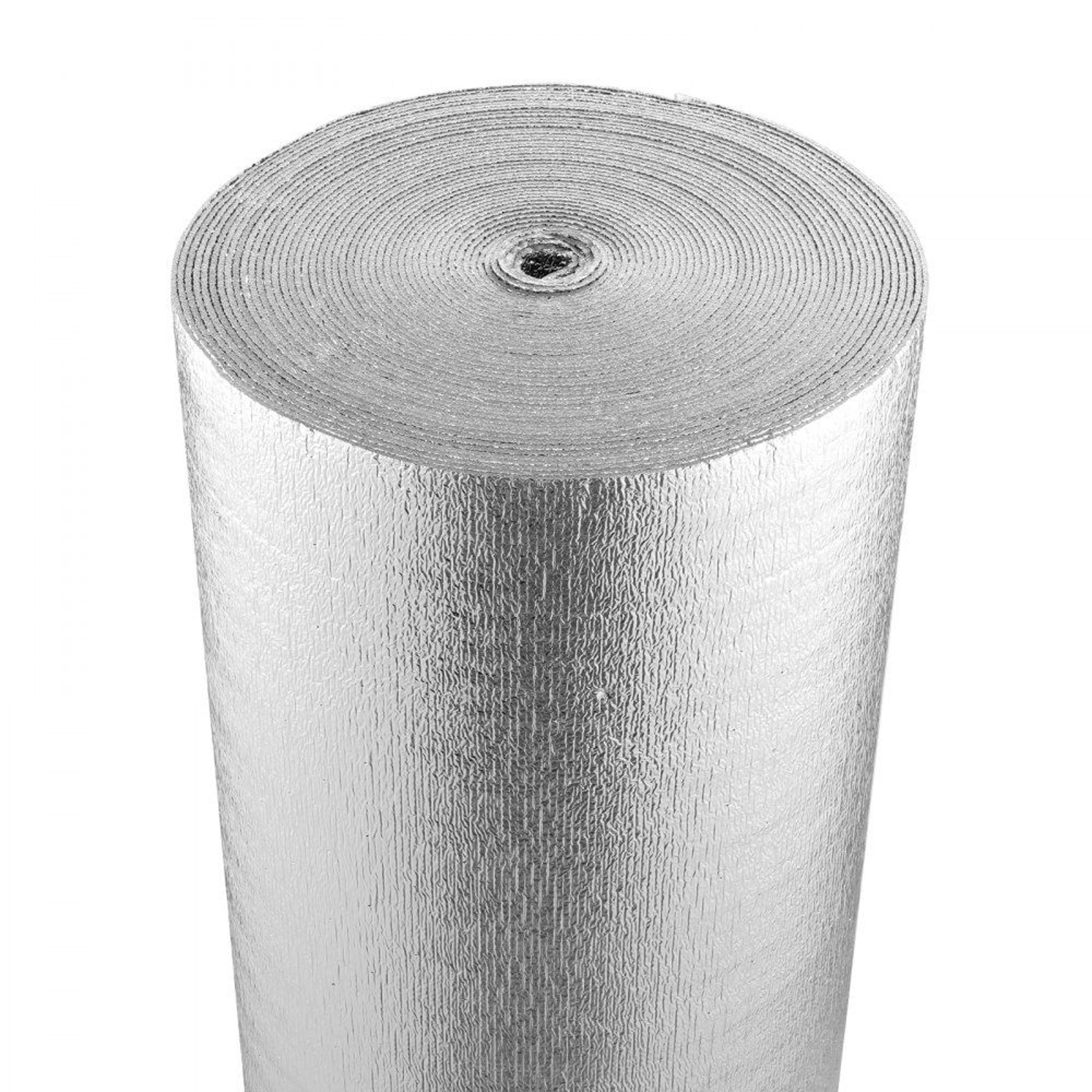 double reflective insulation roll 48 in x 100 ft radiant barrier heat shield