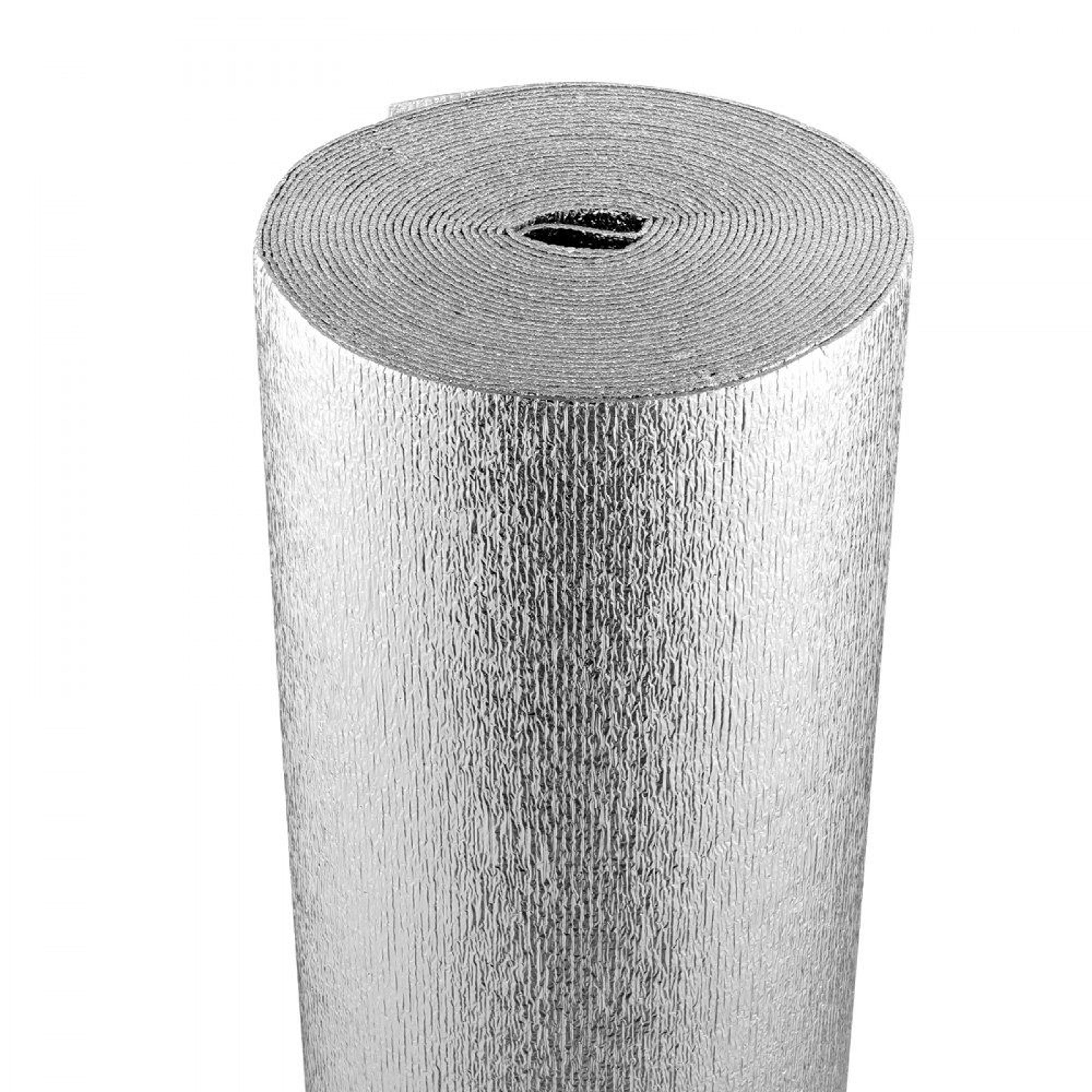 double reflective insulation roll radiant barrier thermal heat shield 48 in x 50 ft