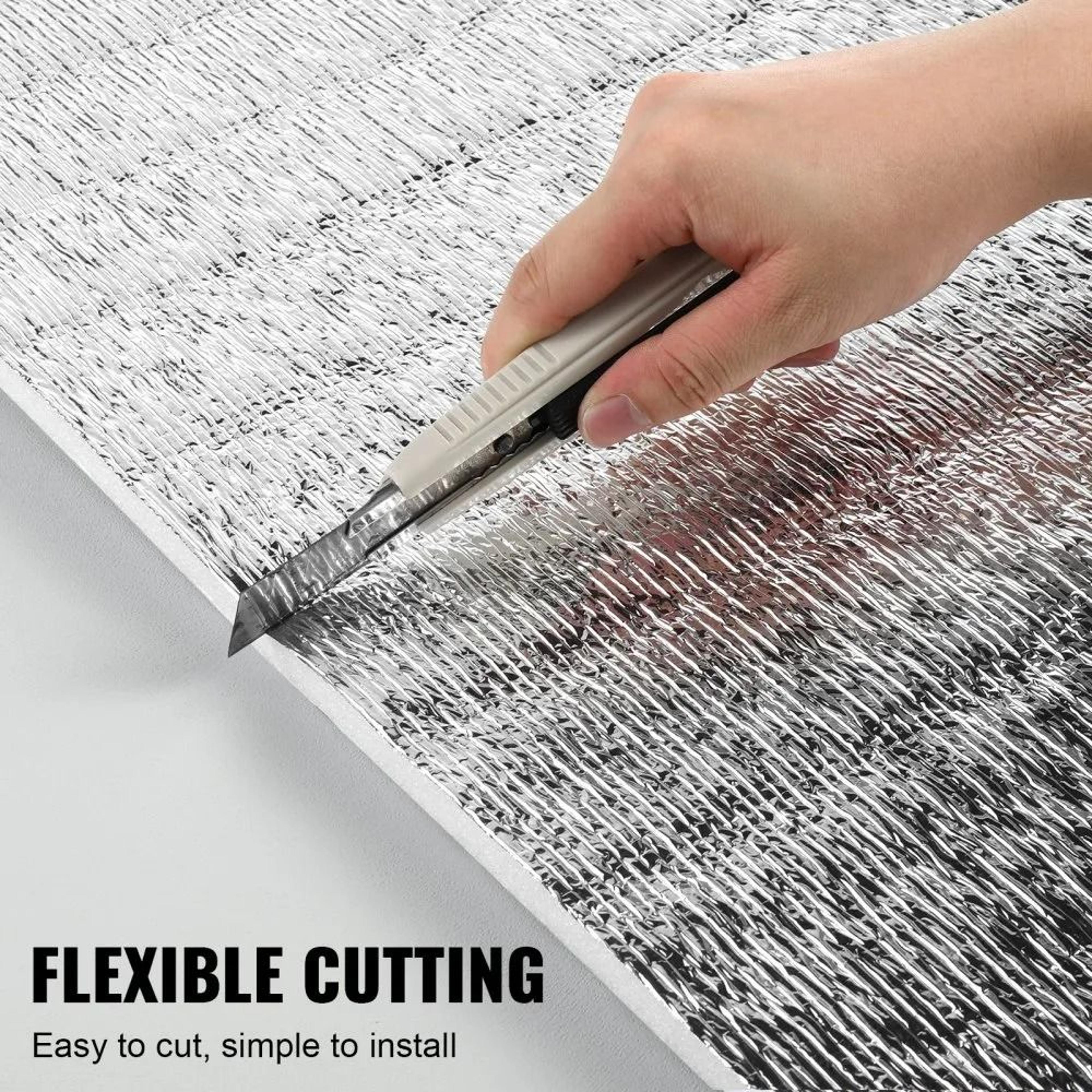 Double Reflective Insulation Roll Radiant Barrier 48 In X 25 Ft 5