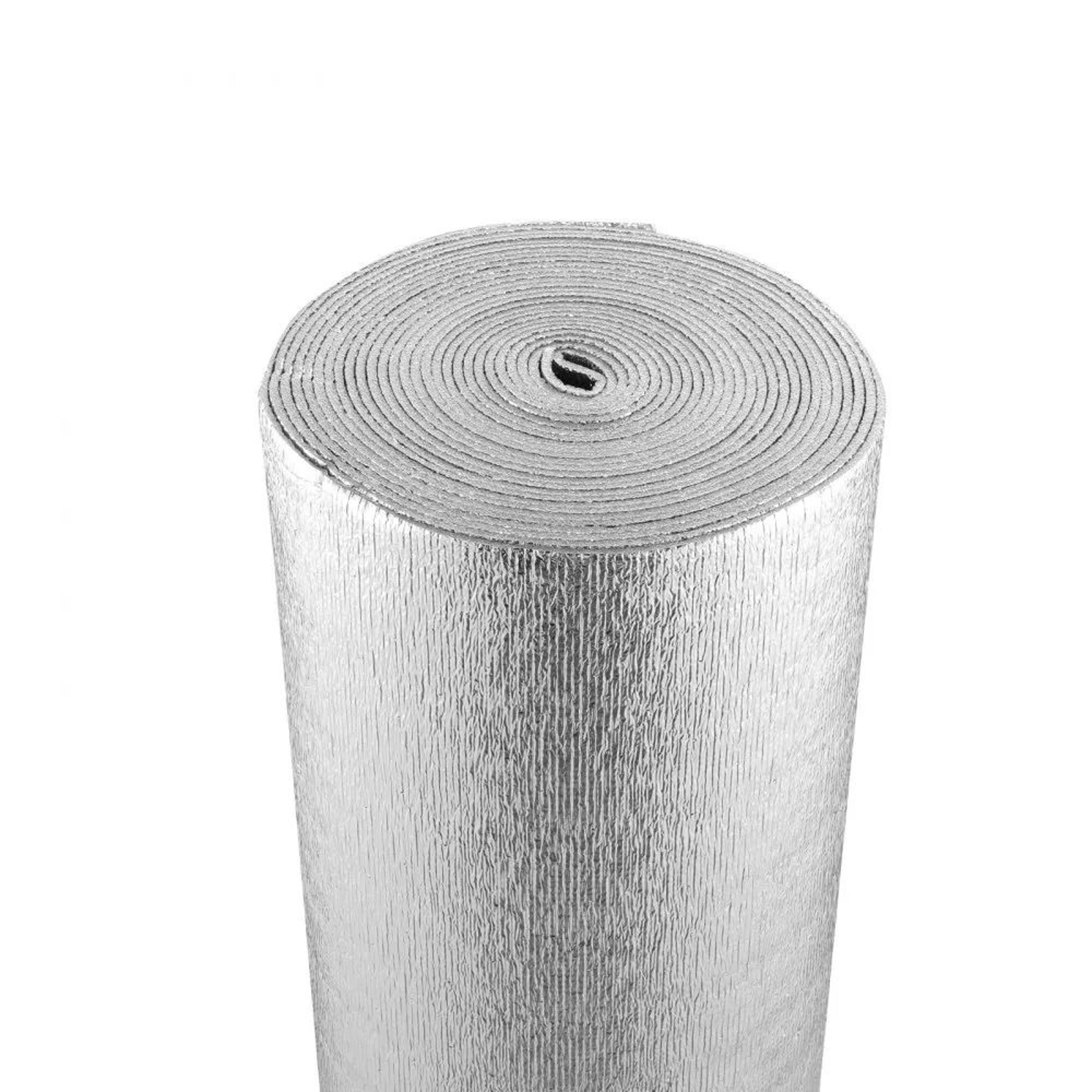 double reflective insulation roll 48 x 50 ft foam core radiant barrier heat shield