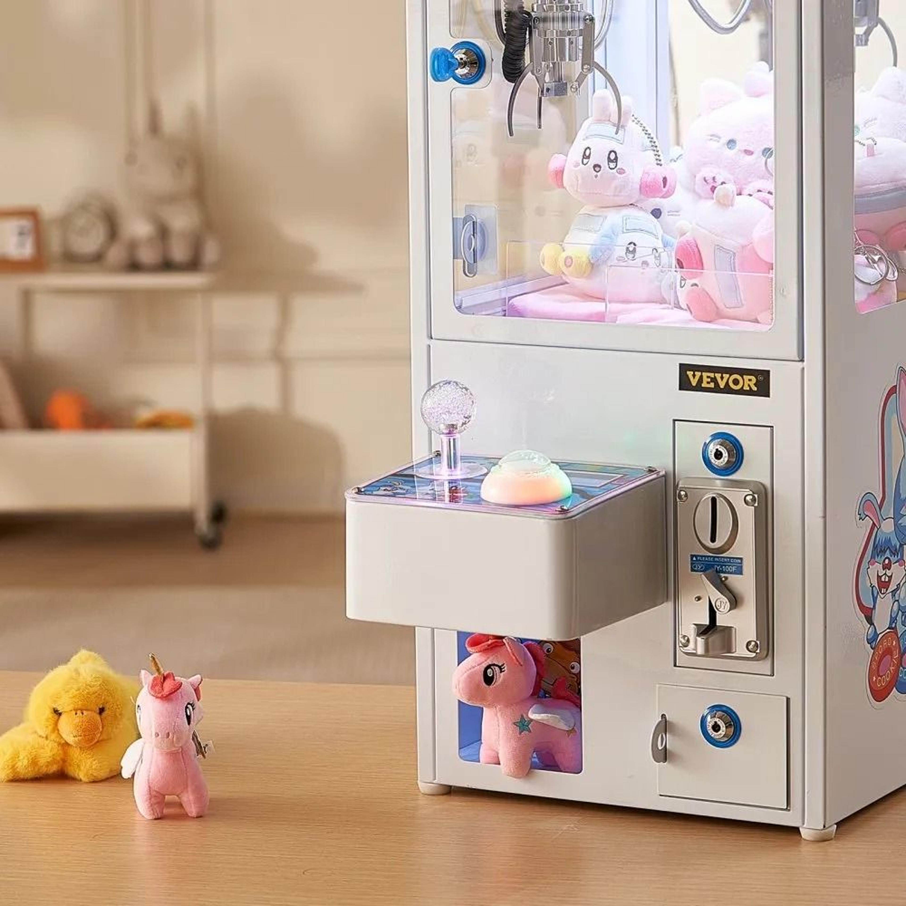 Commercial Claw Machine Arcade Prize Grabber With Lights Sound And Adjustable Steel Claw 6