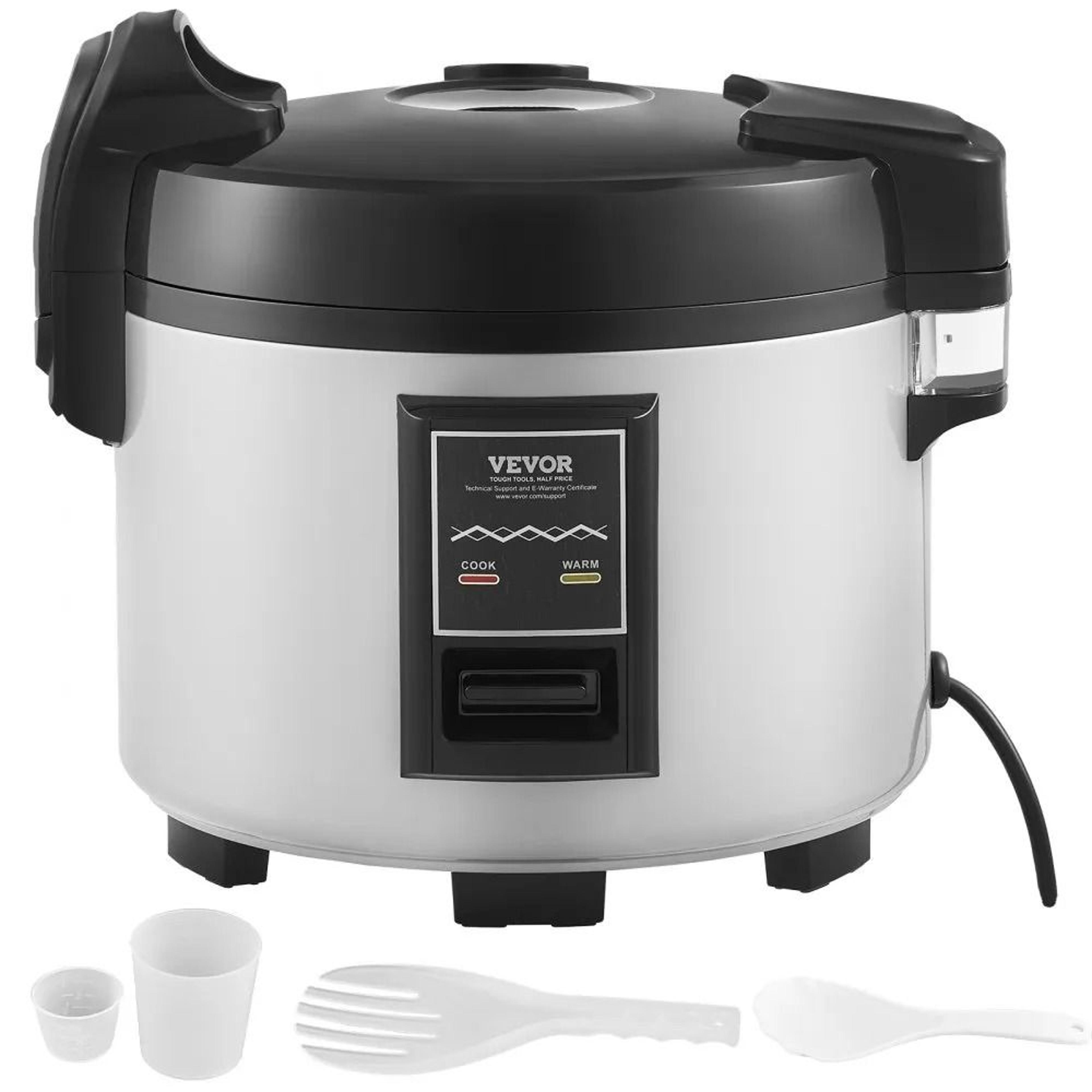 commercial rice cooker and warmer 45 cup large capacity nonstick cooker