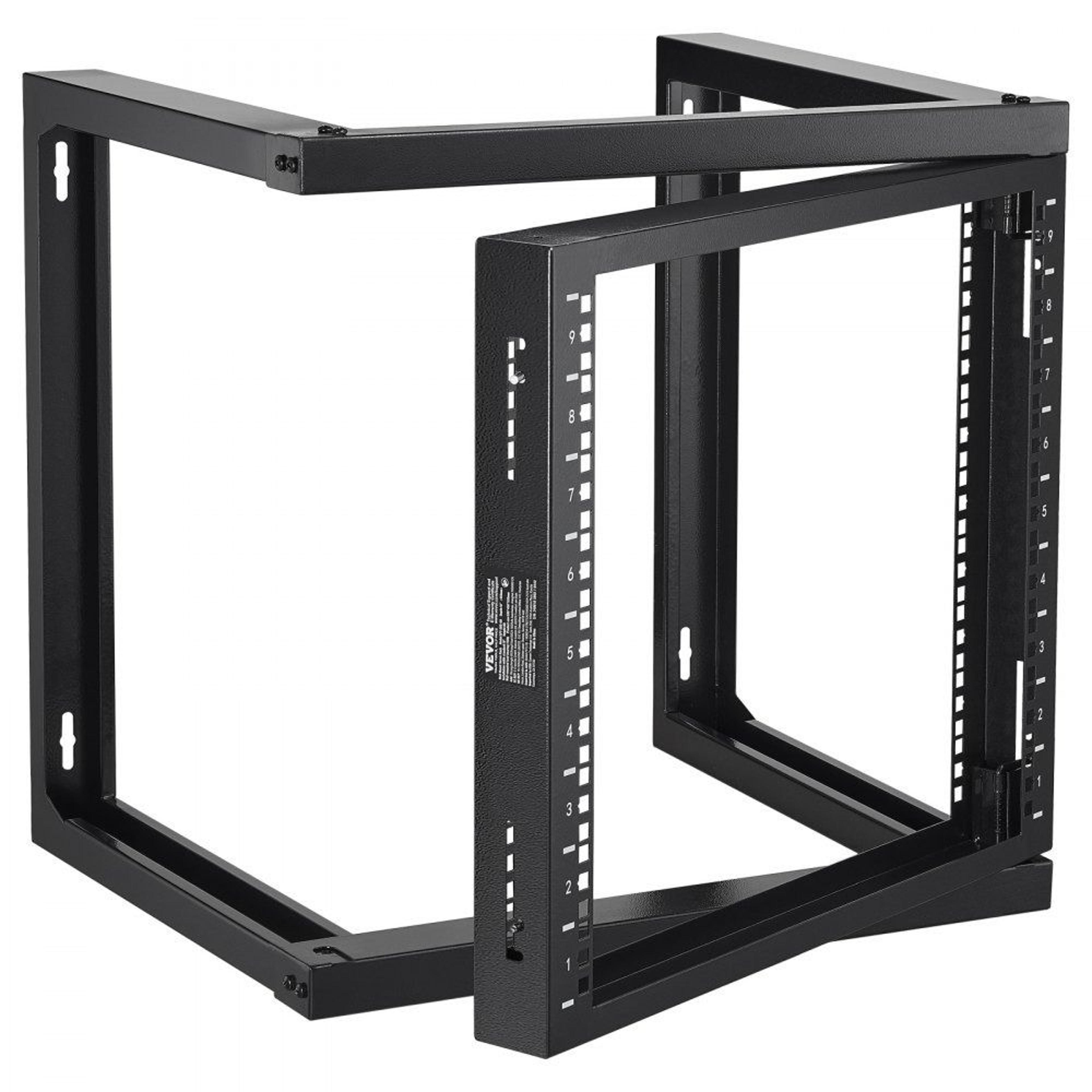 9u wall mount server rack open frame network rack for 19 inch av and it equipment