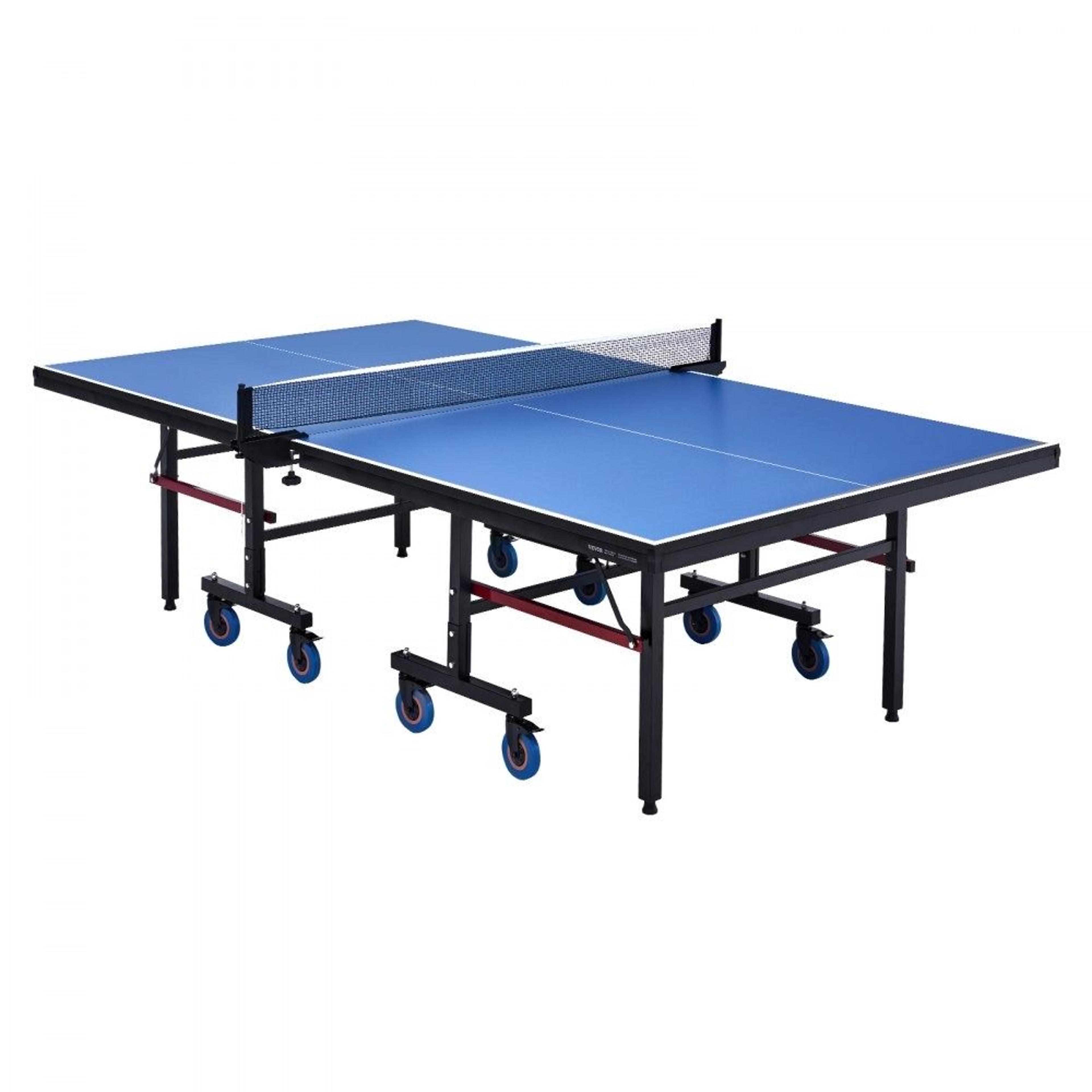 professional foldable ping pong table with 25mm mdf top and lockable wheels
