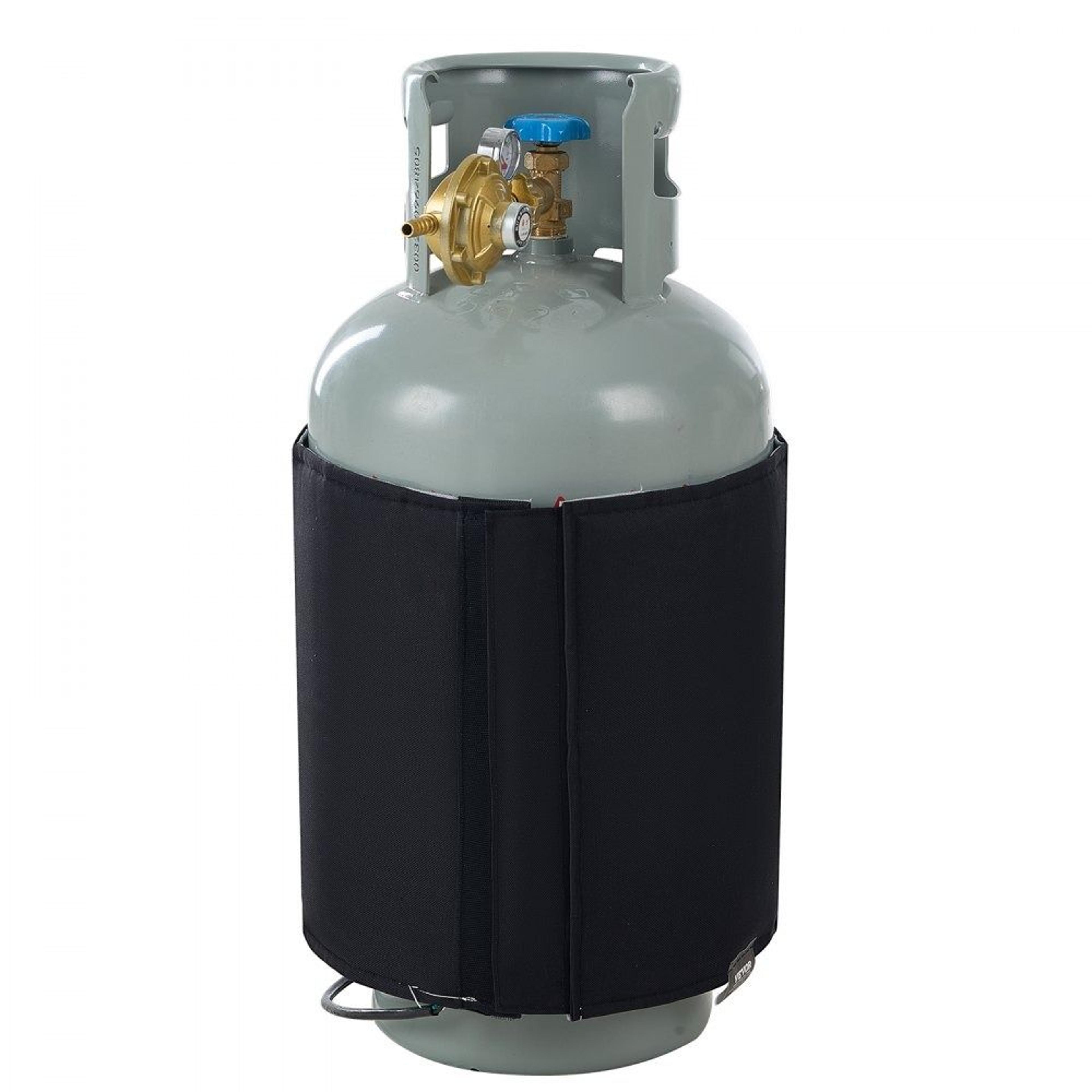 propane tank heater blanket for 20 to 40 lb cylinders with 120w constant 90°f heating