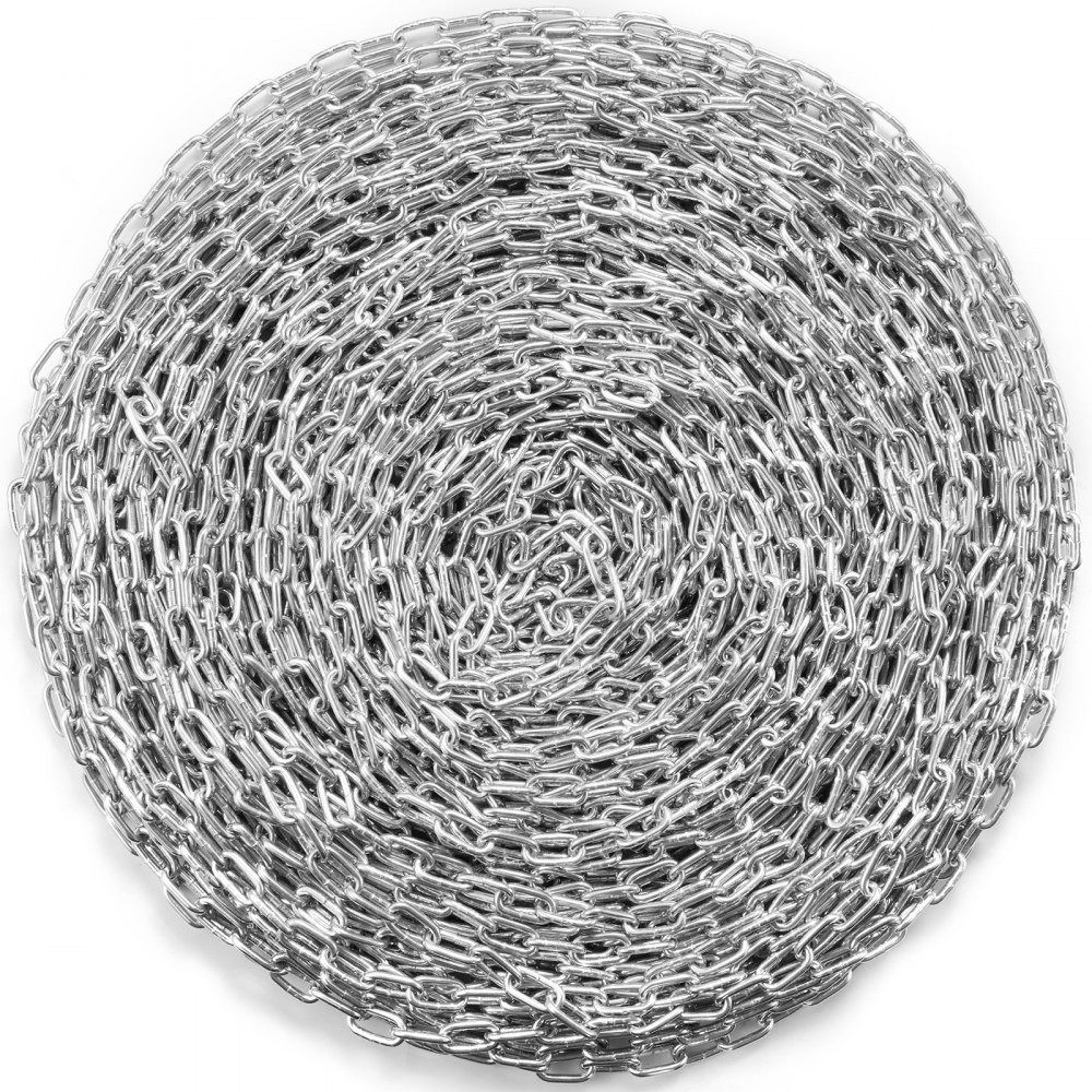 proof coil chain 3/16 inch 250 ft zinc plated carbon steel link chain