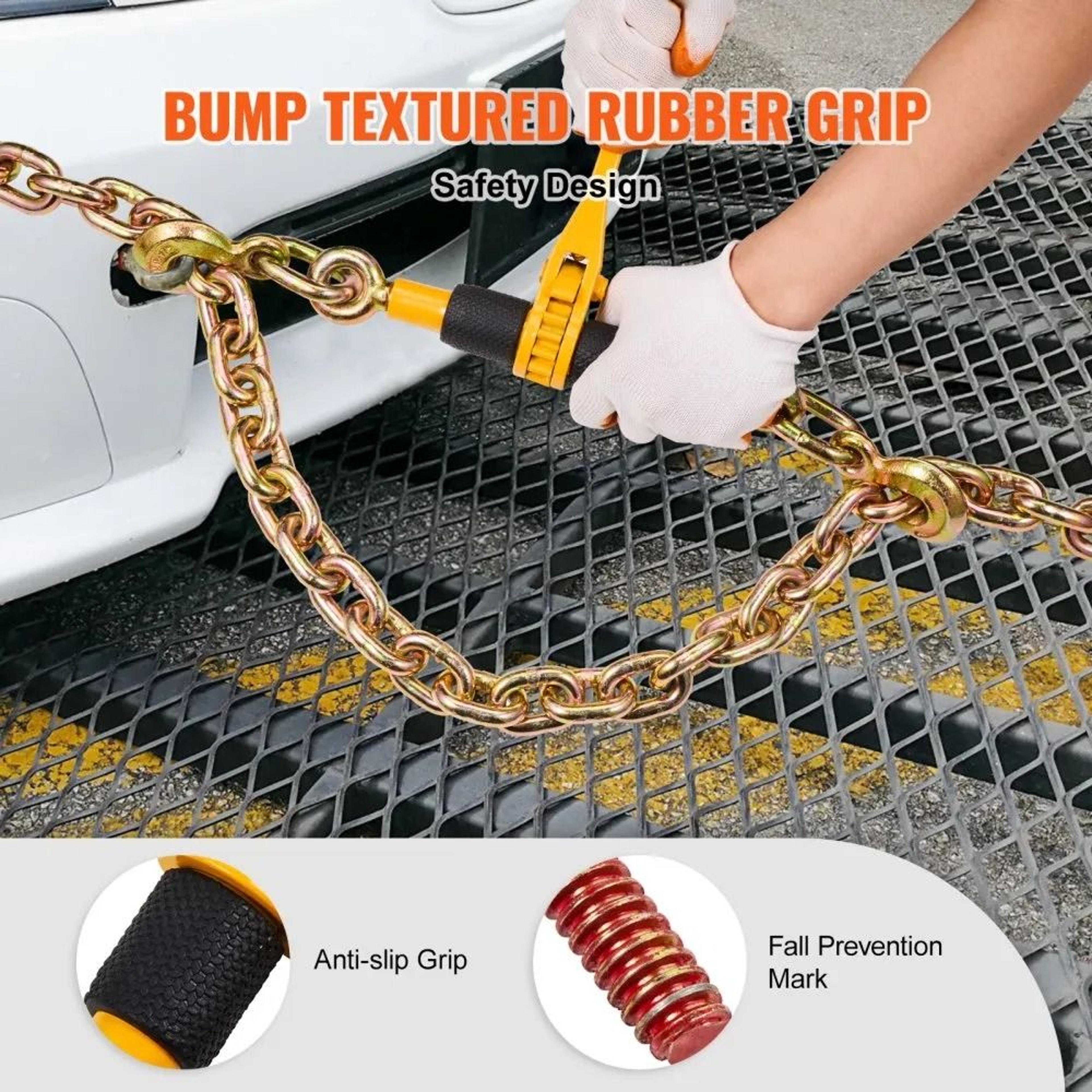 Ratchet Chain Binder 14 516 In 2600 Lbs Load Capacity Heavy Duty Tie Down Binder 1