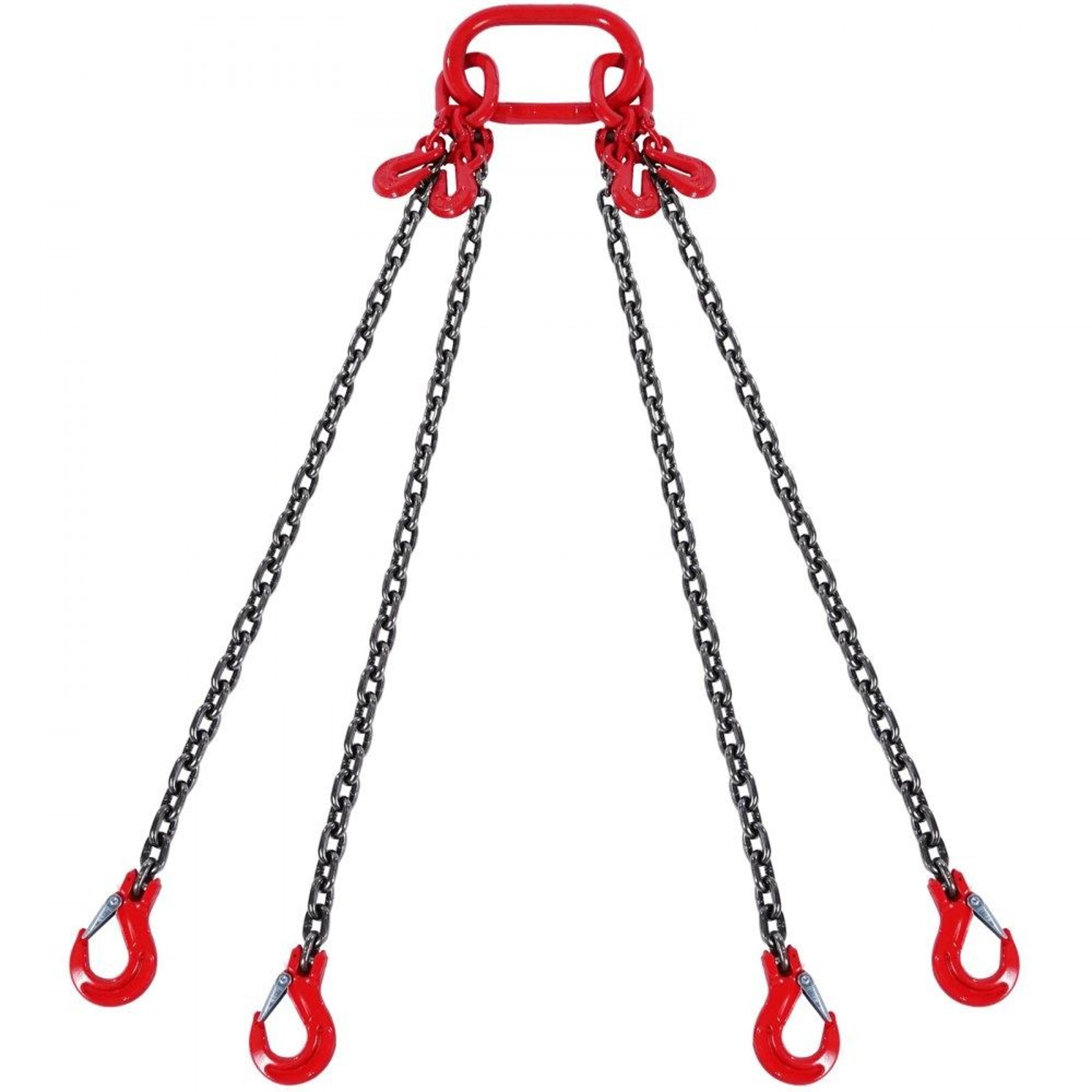 chain sling 5/16 inch x 10 ft g80 lifting chain with hooks 11000 lbs capacity