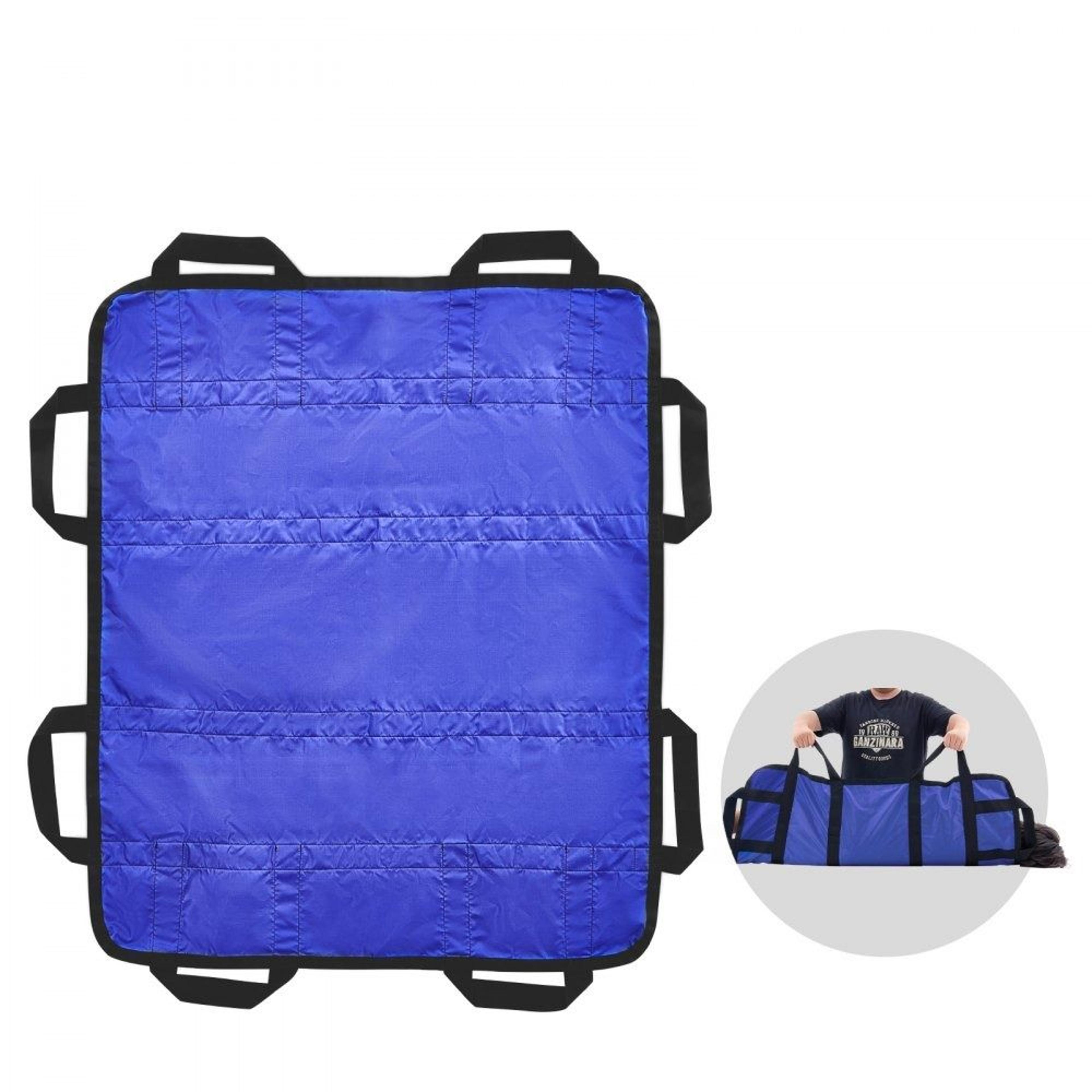 positioning bed pad with 8 handles for patient transfer repositioning and lifting 400 lbs capacity
