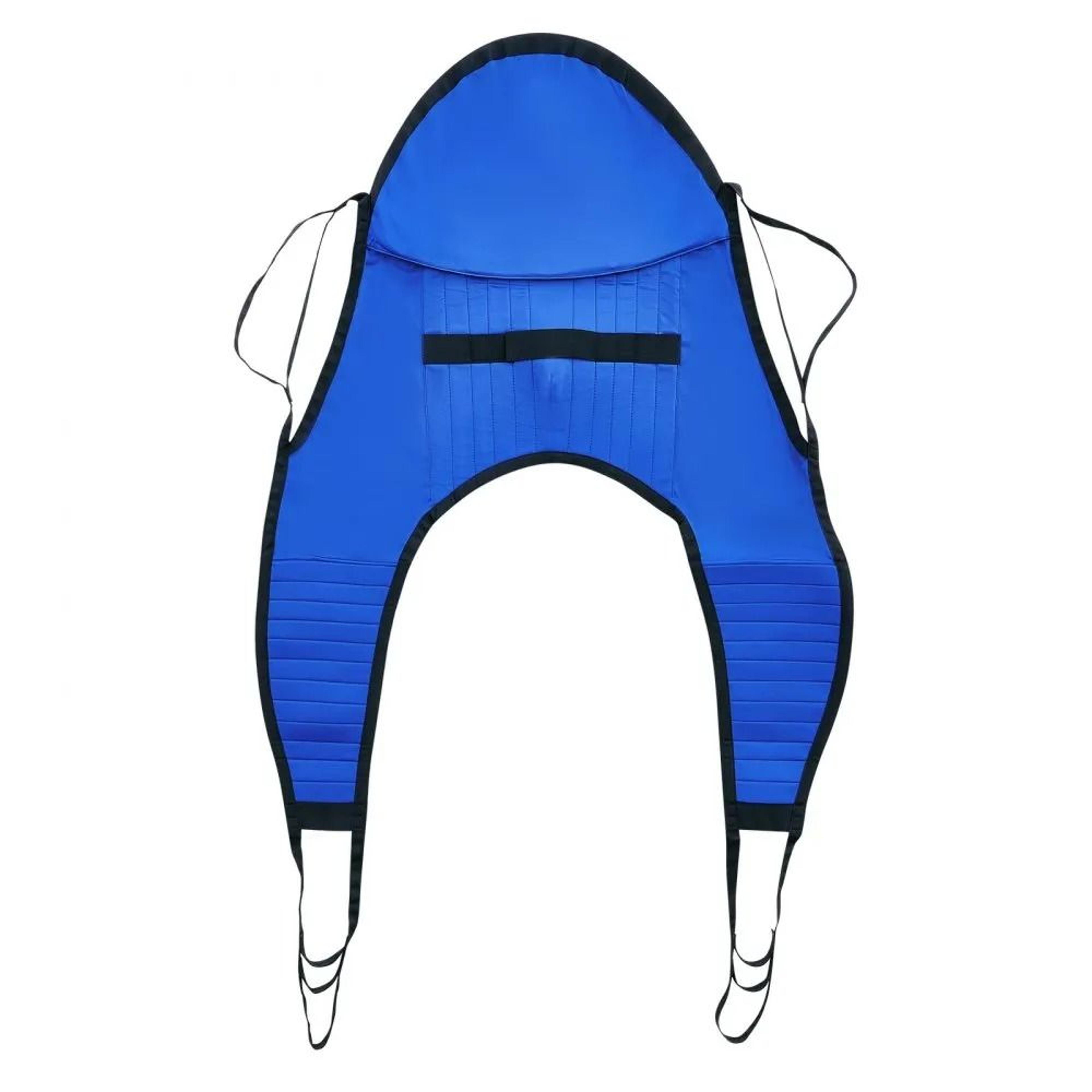 patient lift sling with head support large divided leg transfer sling 600 lbs capacity