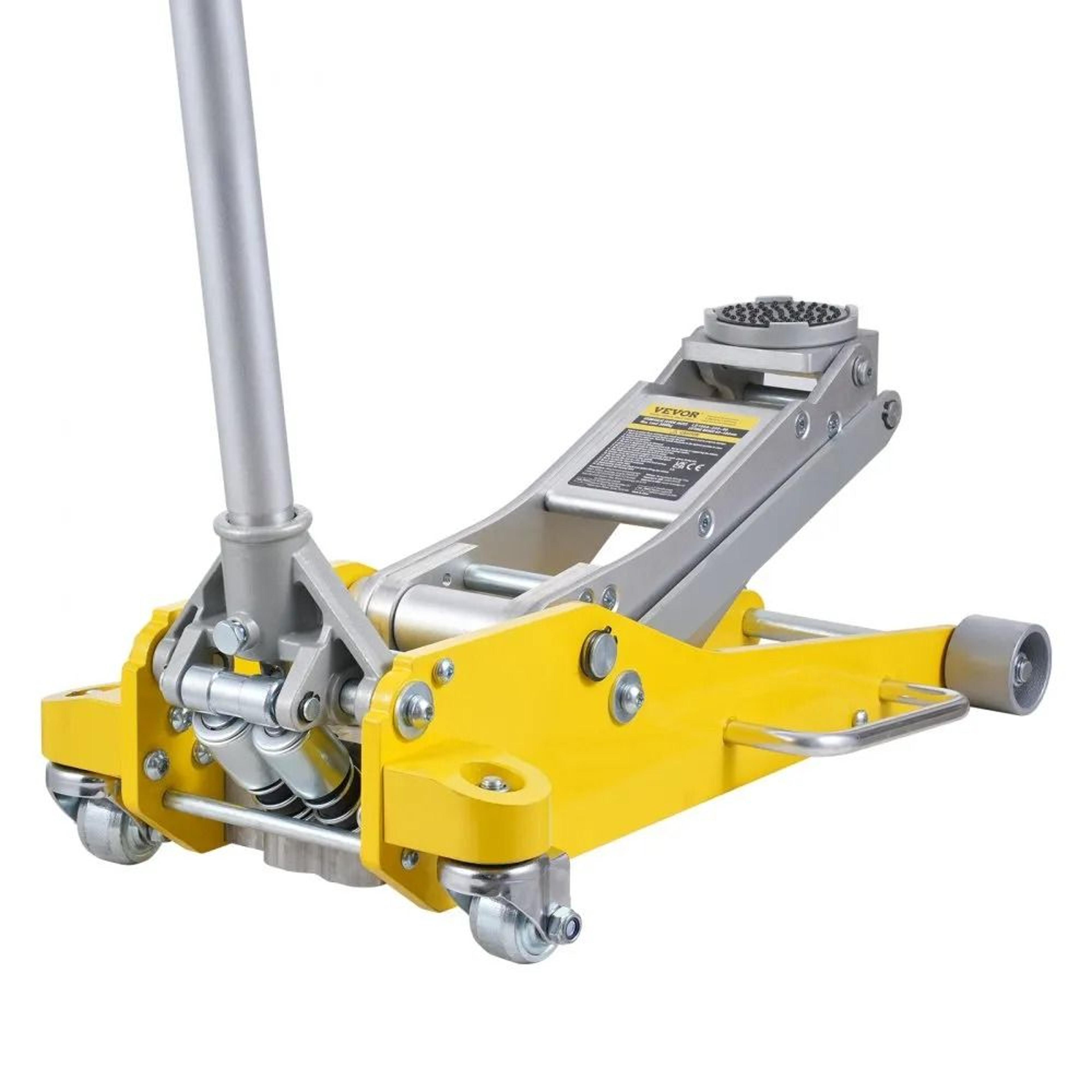 low profile floor jack 3 ton aluminum hydraulic car jack dual piston quick lift pump