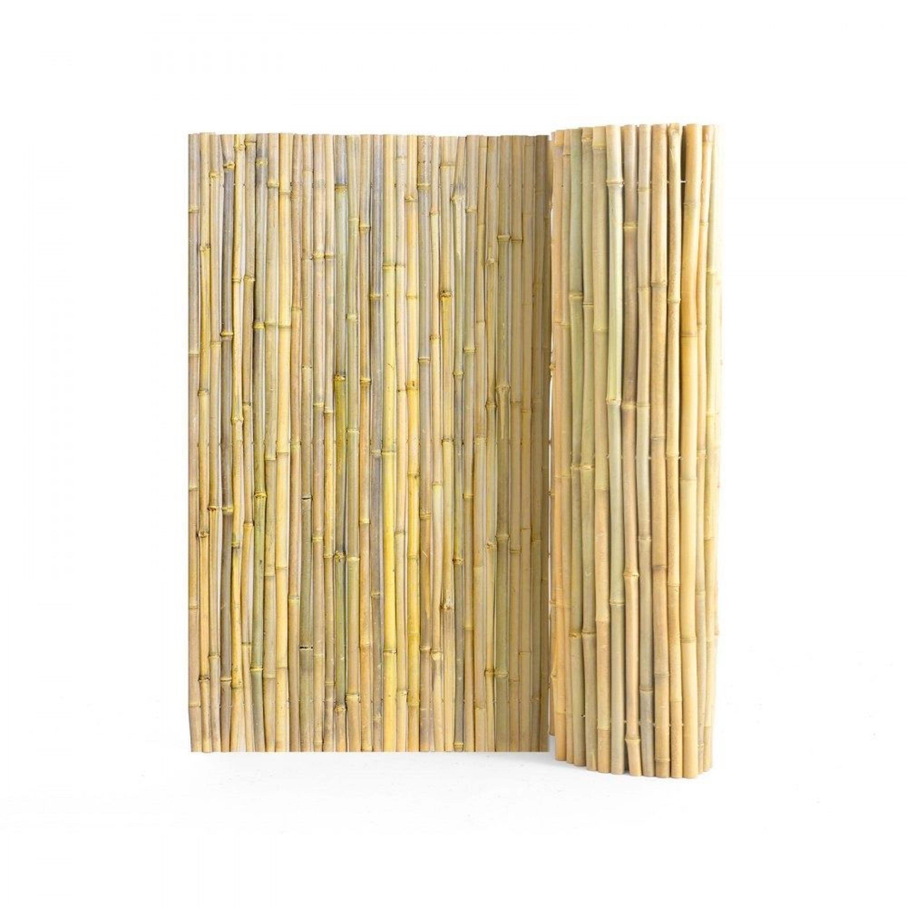 natural bamboo privacy fence 4 ft x 6 ft outdoor garden screen