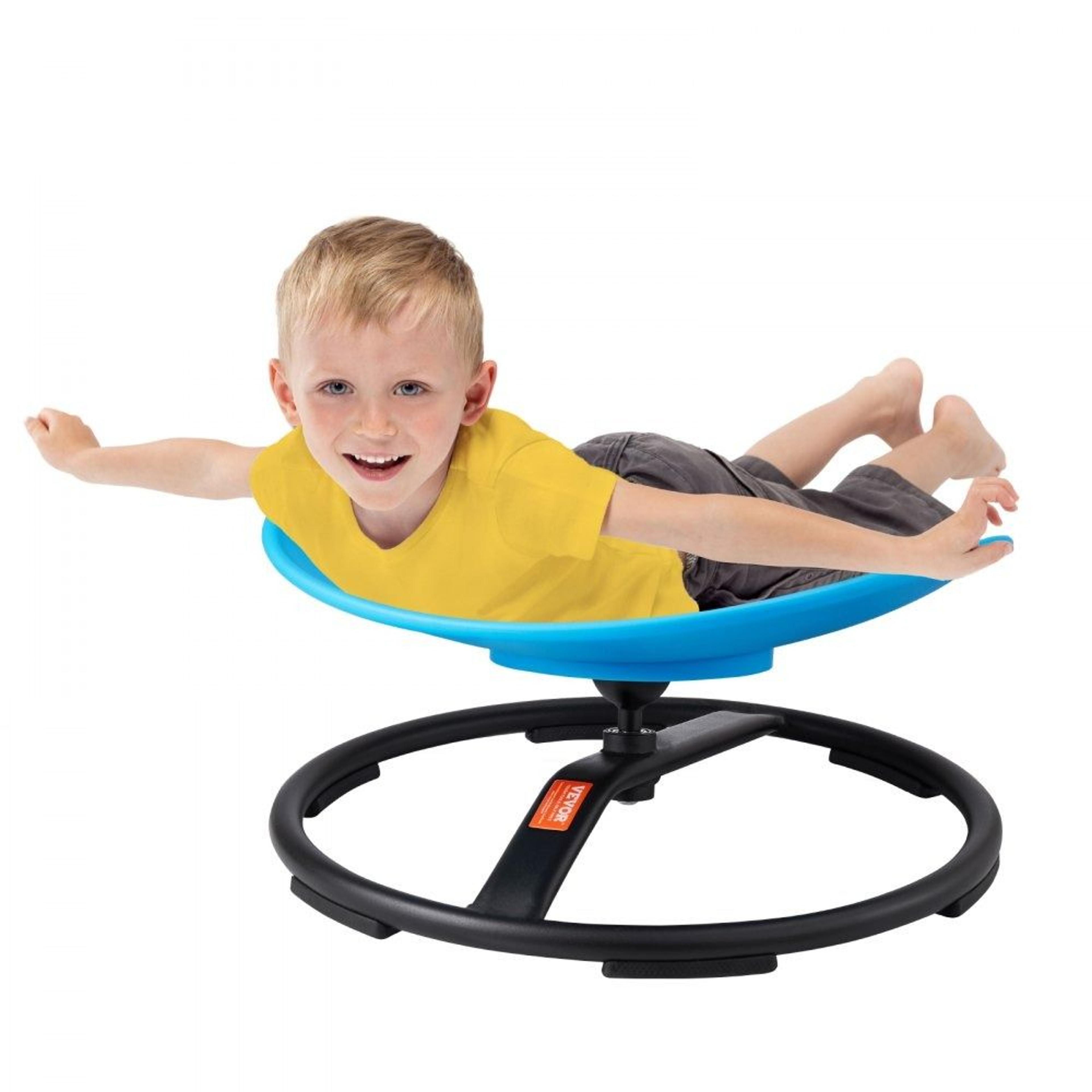 kids sensory spinning chair with non slip metal base 220 lb capacity