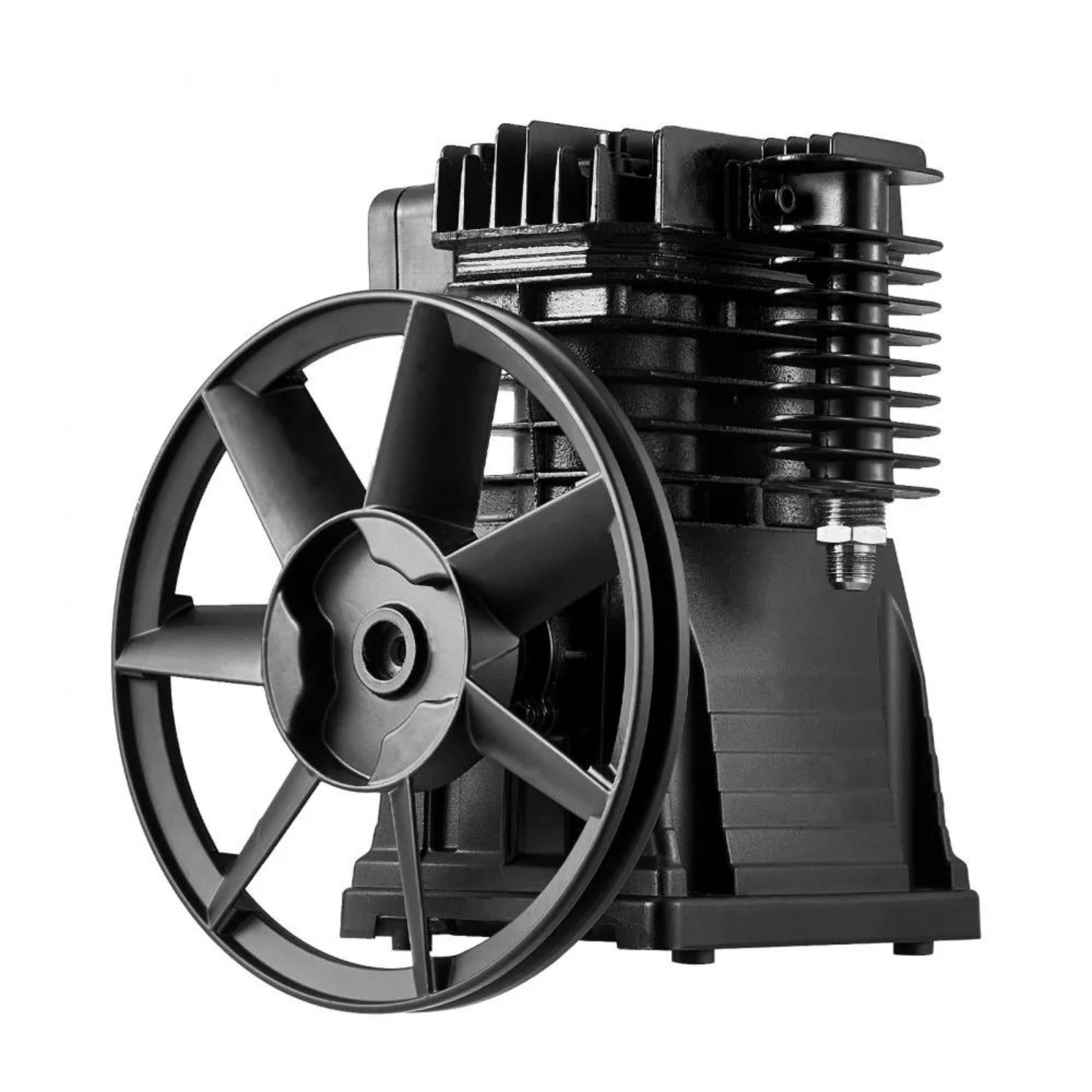 3hp twin cylinder air compressor pump head 5.8 cfm oil lubricated replacement pump