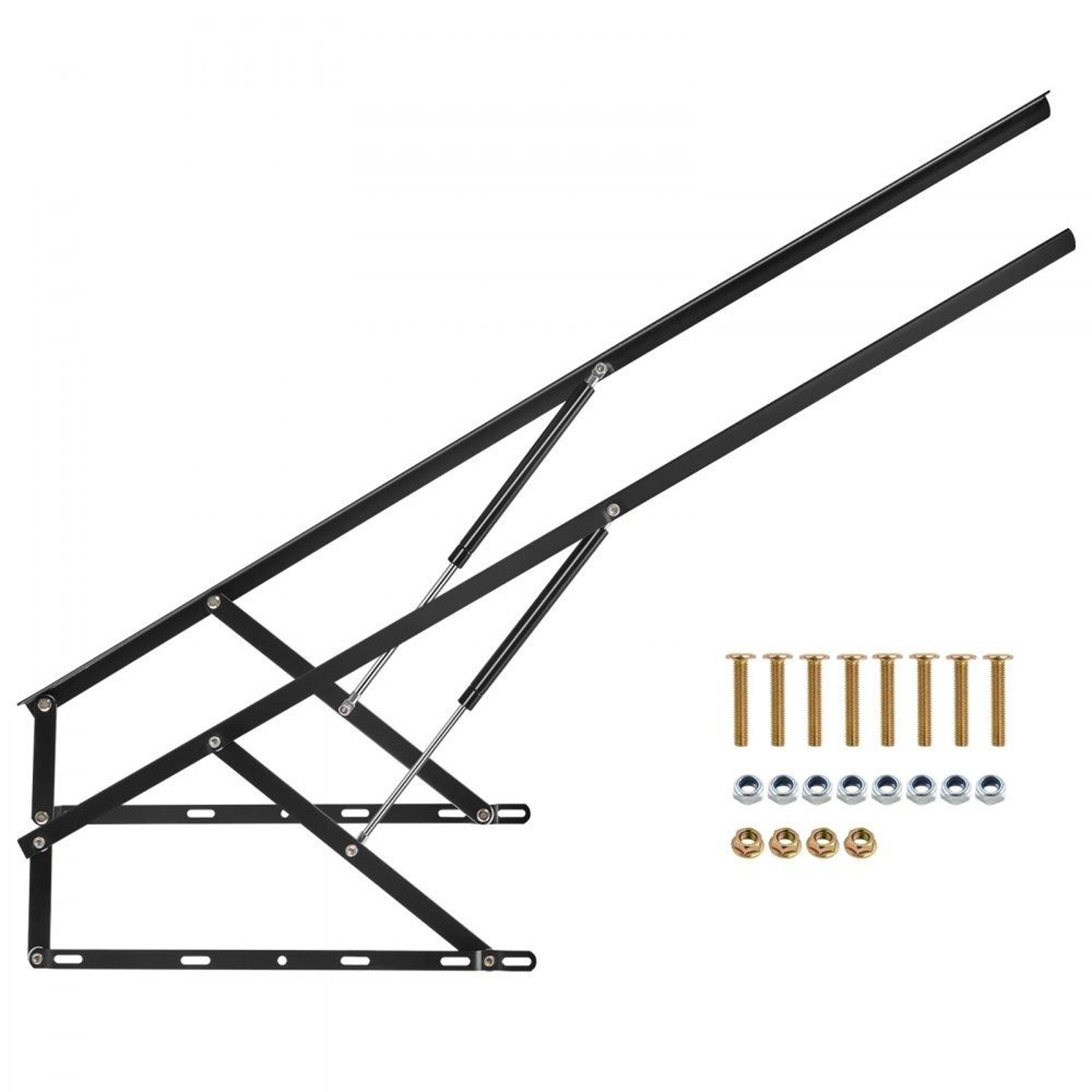 bed lift hardware kit 59 x 79 in vertical wall bed mechanism with heavy duty gas support