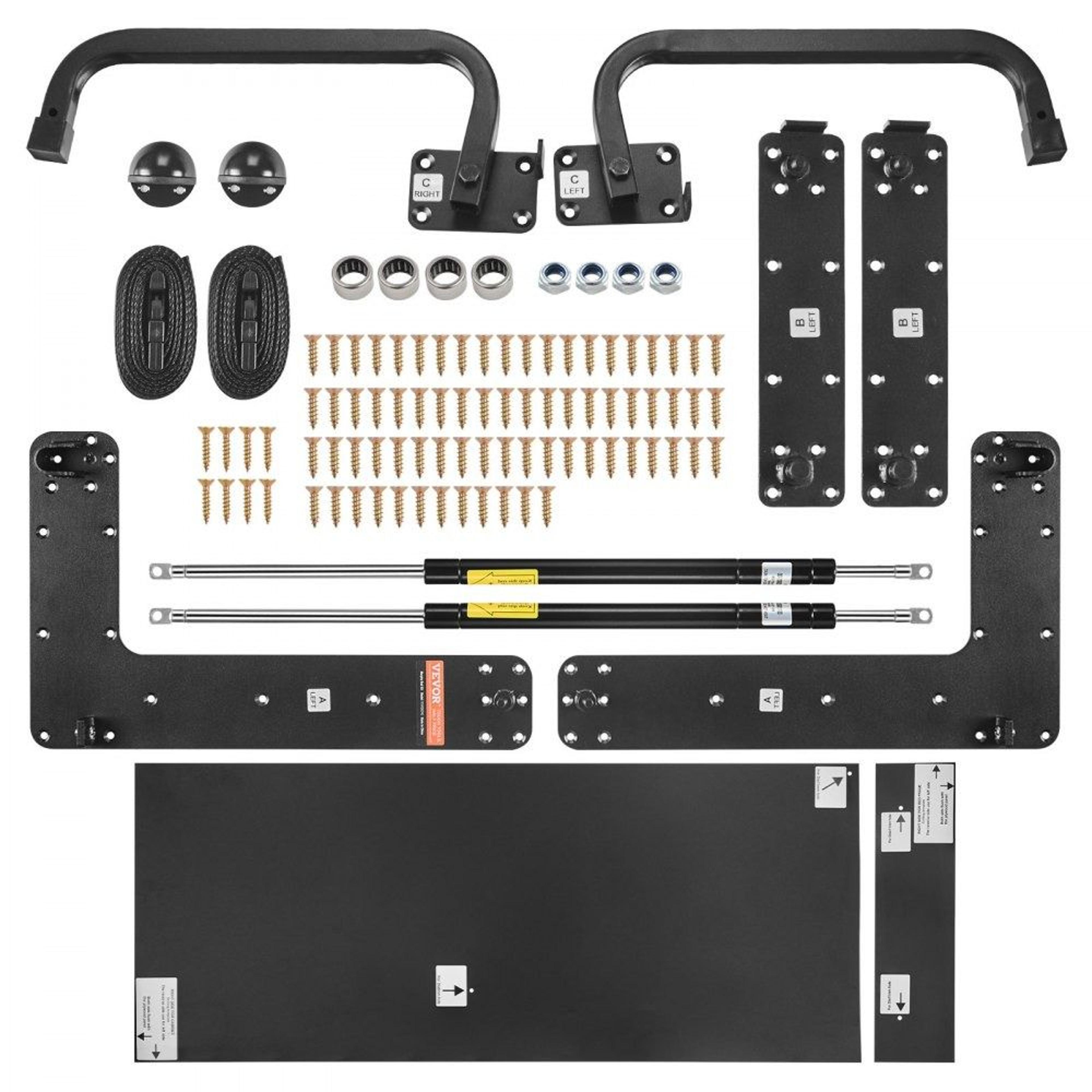 queen size murphy bed kit heavy duty wall bed hardware kit with gas struts and folding frame support