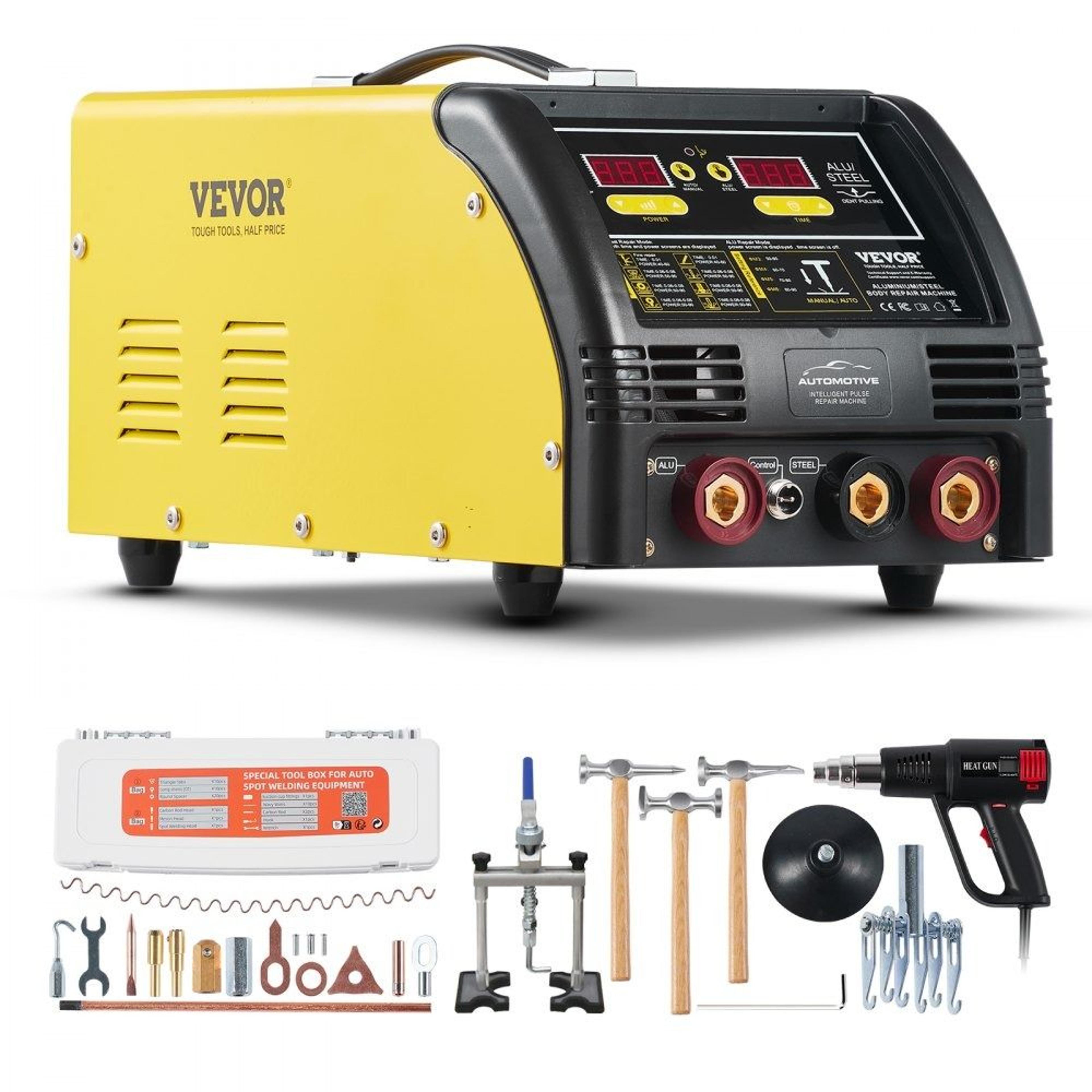 dual system stud welder 5000w steel aluminum dent repair kit with 10 welding modes