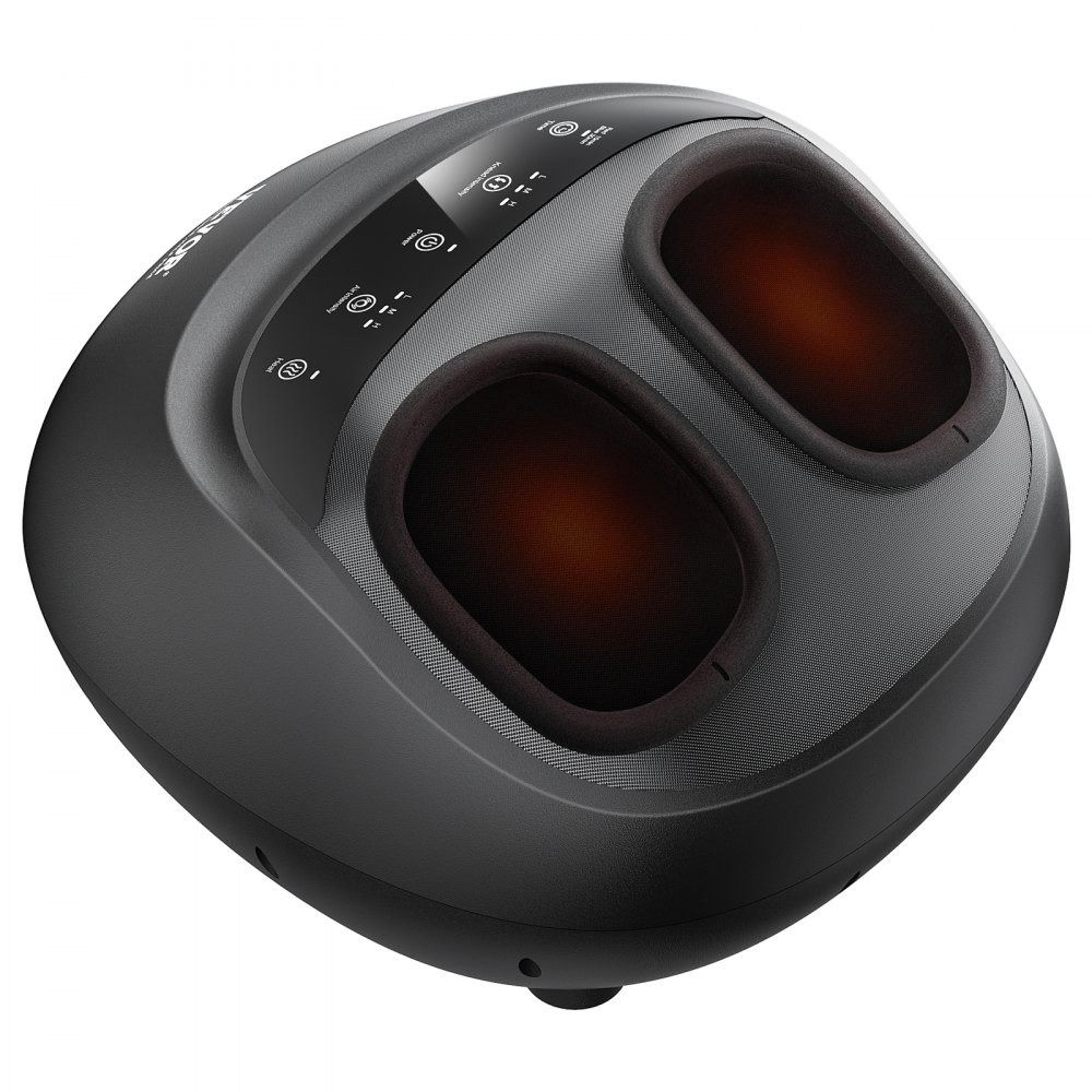 foot massager machine with heat deep kneading compression shiatsu and adjustable intensity