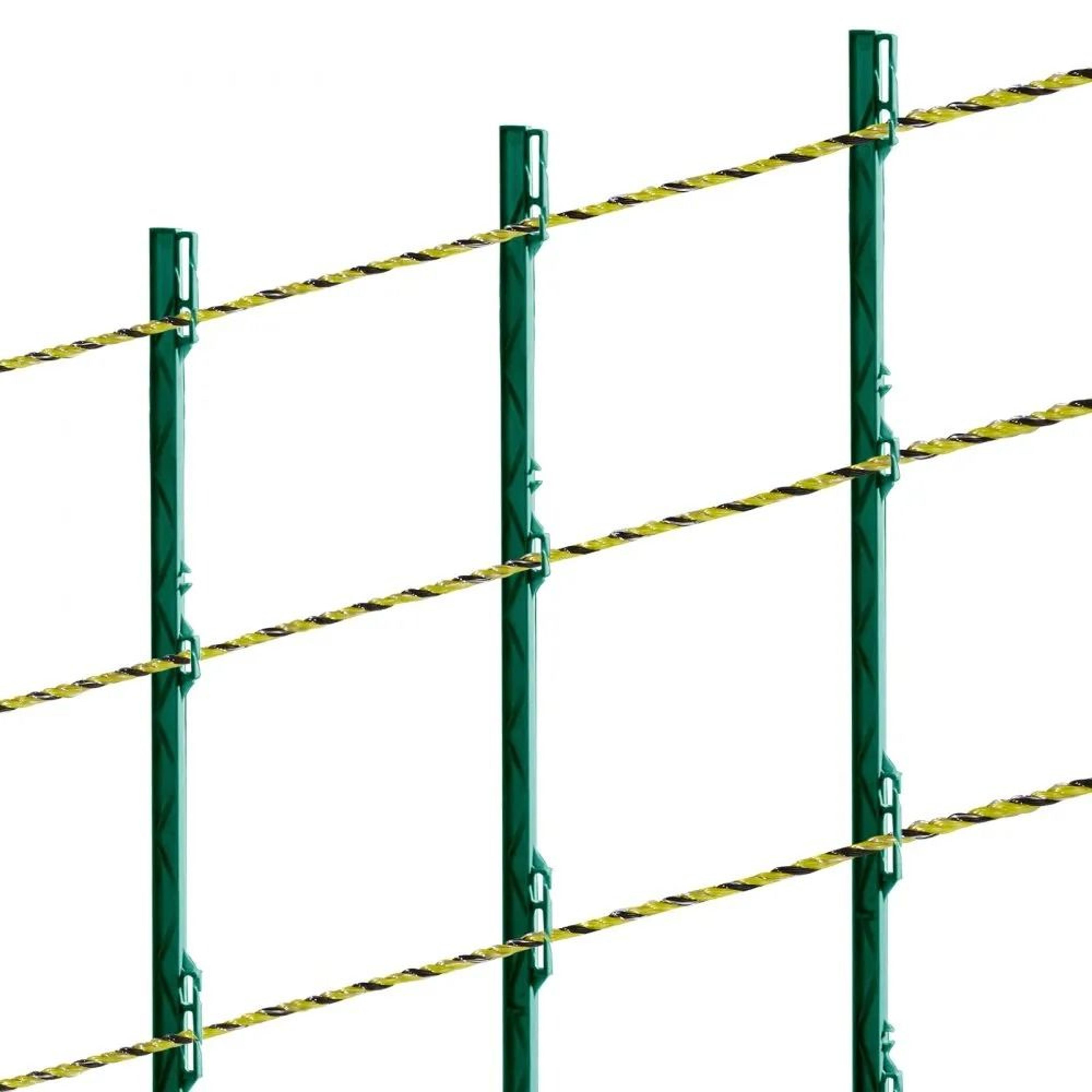 Electric Fence Polywire 3366 Ft With 6 Stainless Steel Strands And HDPE Fiber 7