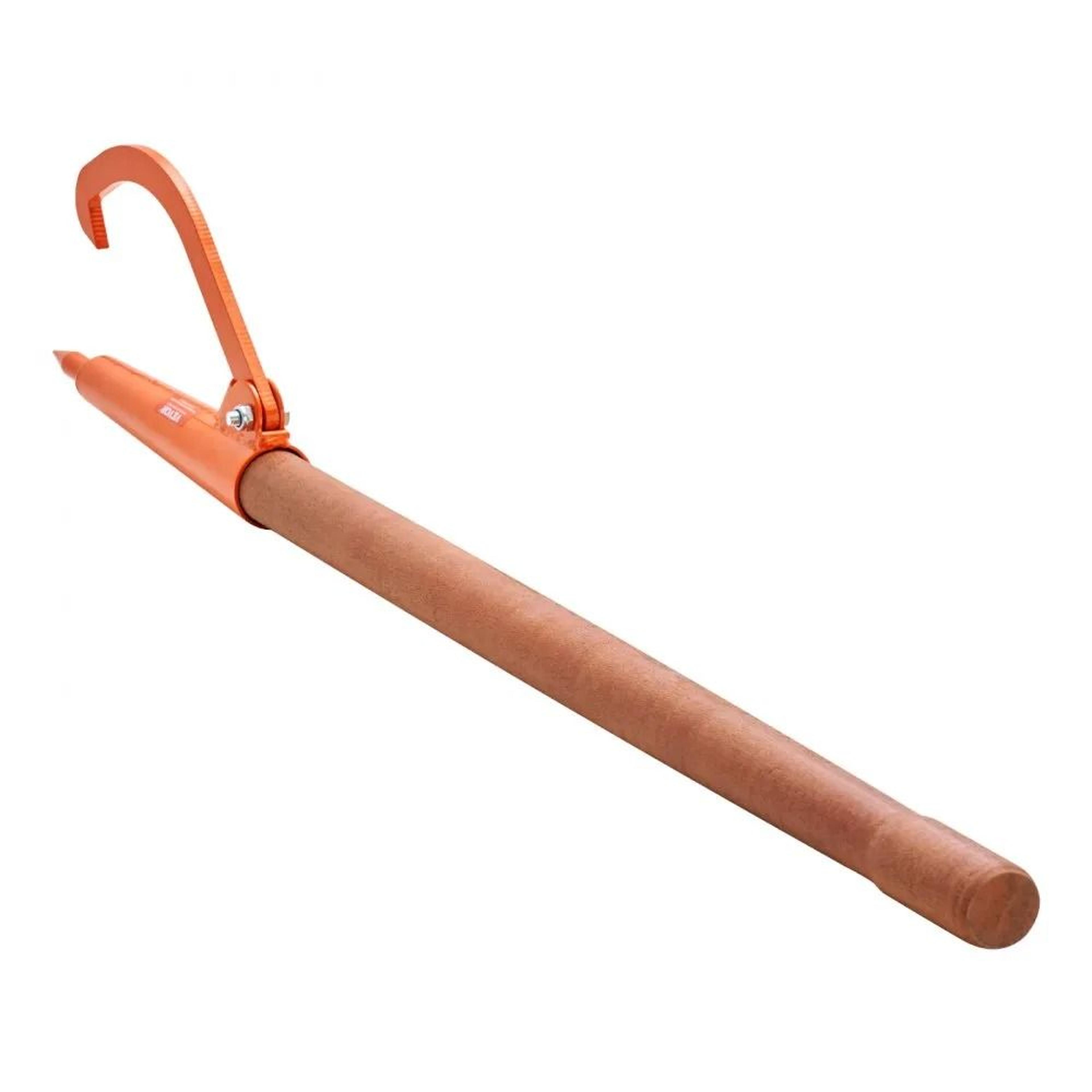 46.5 inch log peavey heavy duty carbon steel log roller with eucalyptus wood handle