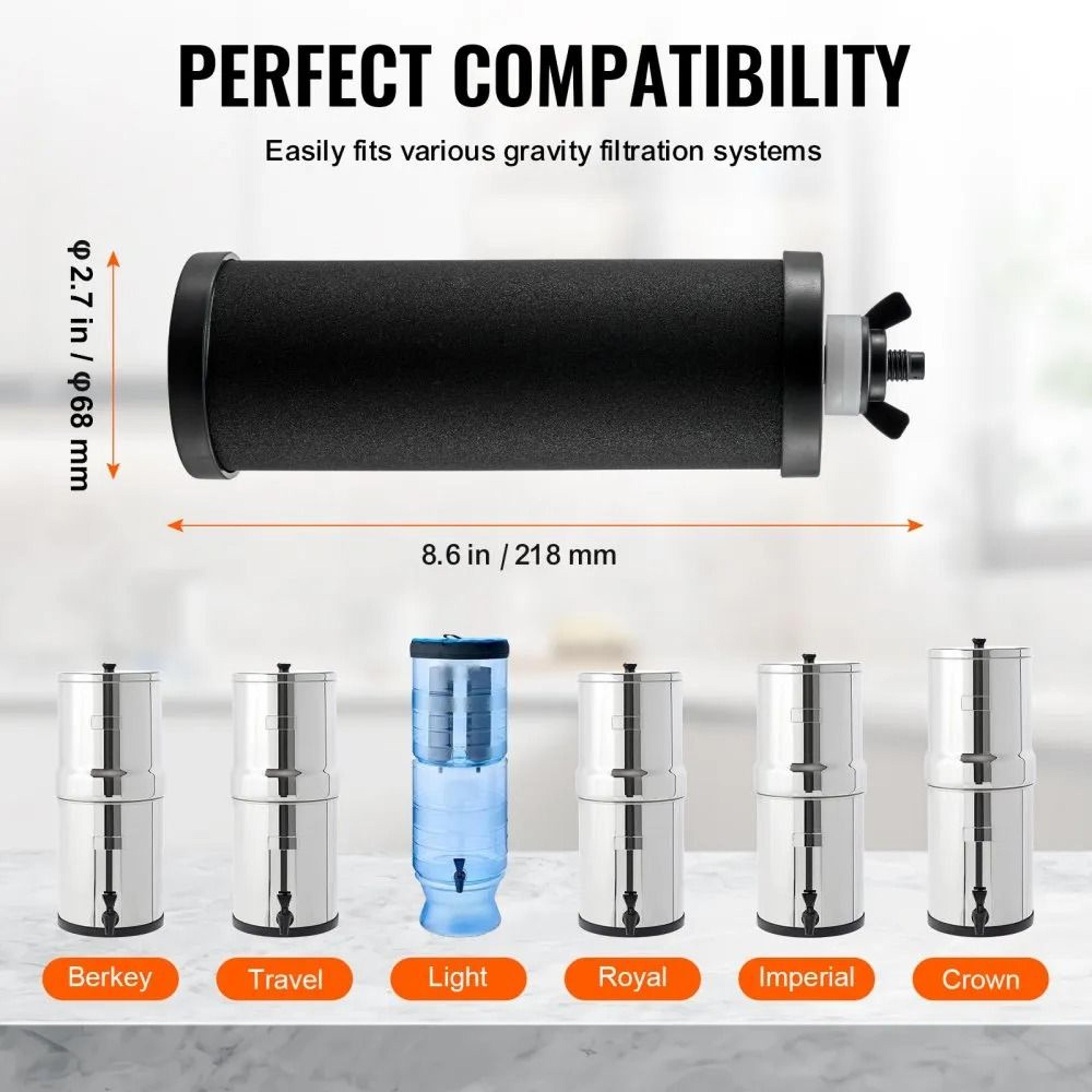Water Filter Replacement With Activated Carbon And Ultrafiltration Membrane 2