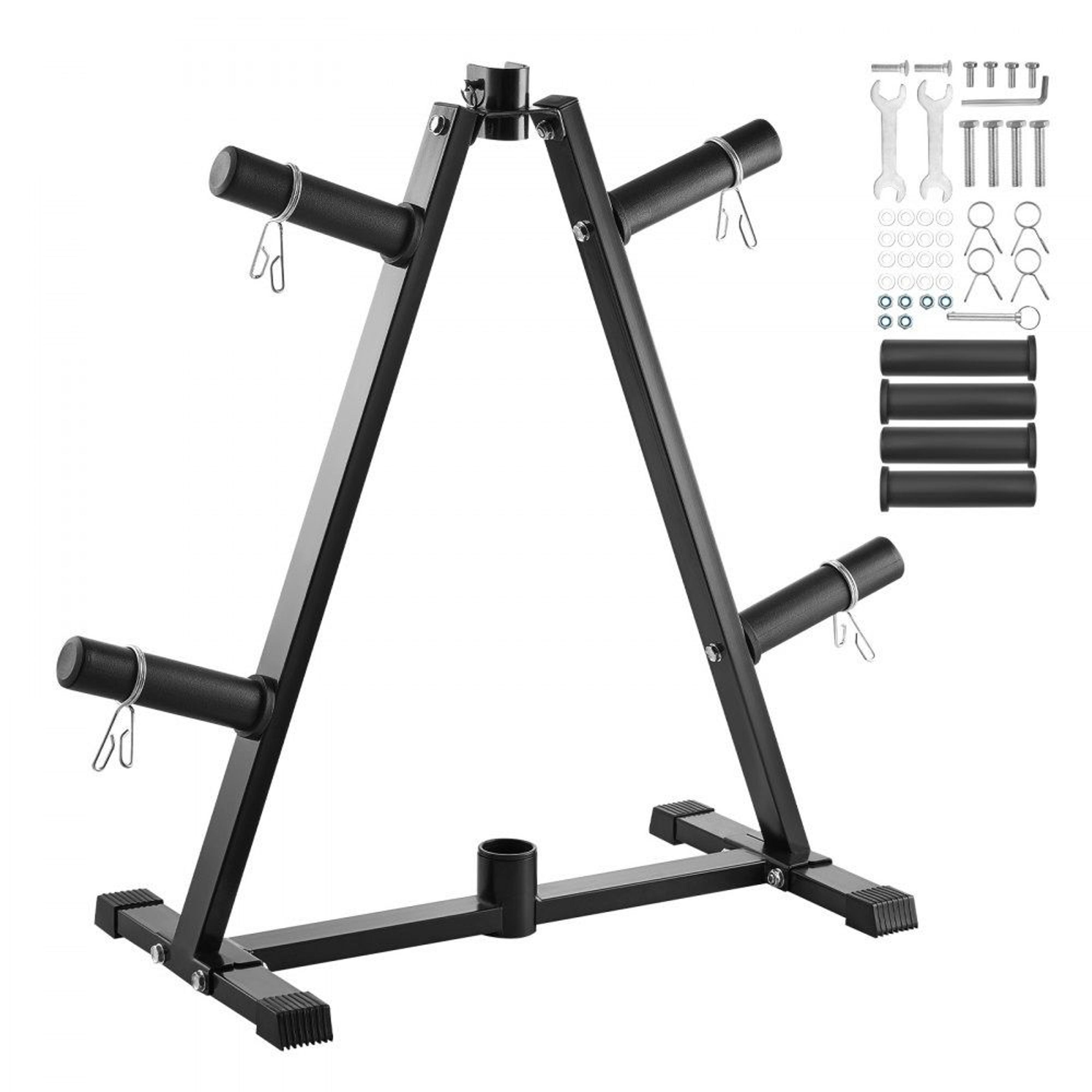 a frame weight plate rack for 2 inch plates 300 lb capacity home gym storage stand