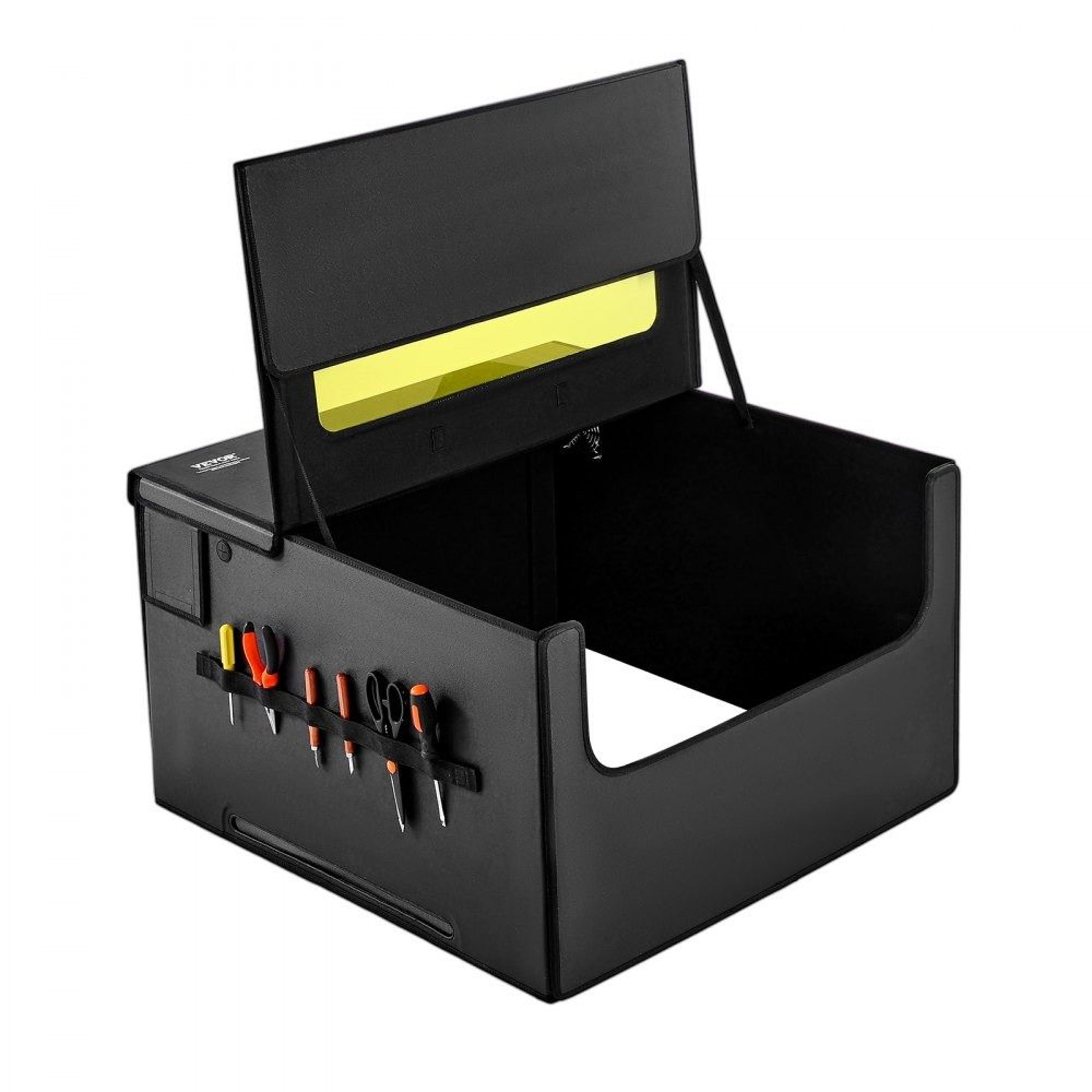 laser engraver enclosure with exhaust fan led light and foldable protective cover