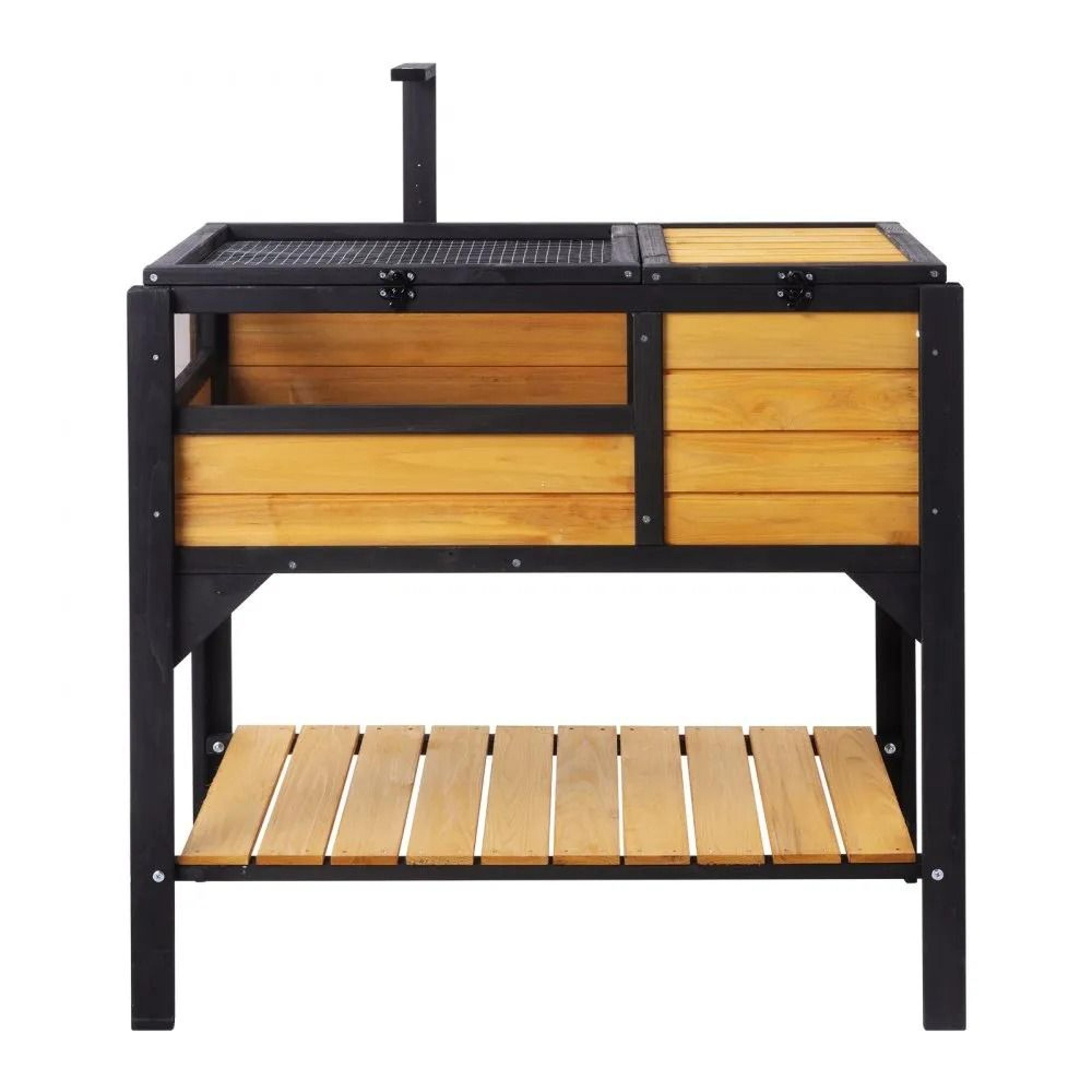 wooden tortoise habitat with light stand storage shelf and easy-clean tray
