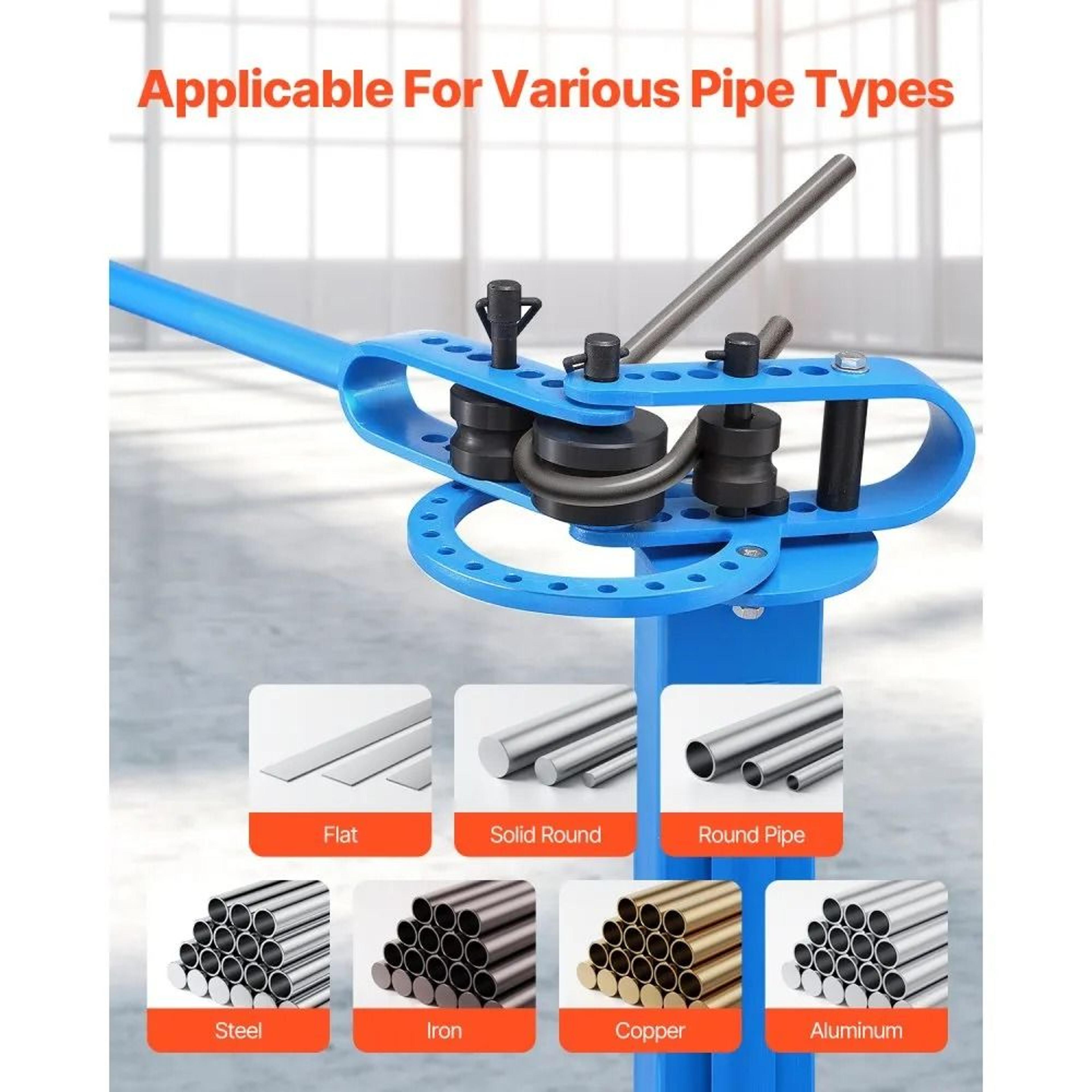 Manual Metal Bending Machine With 14 Dies And 200 Degree Bending Capacity 1