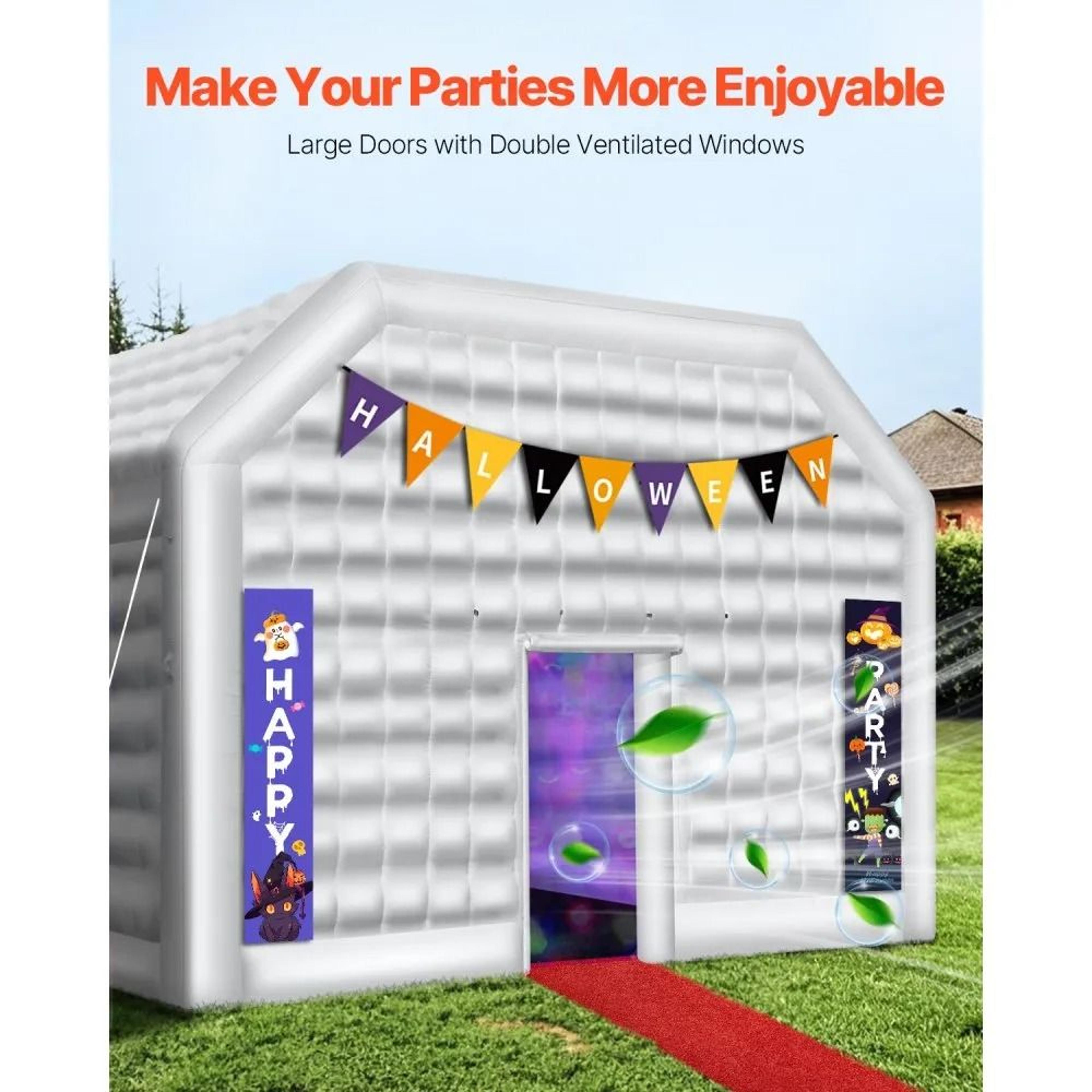 Inflatable Nightclub 263 X 197 X 131 Ft With 1100W Blower 3